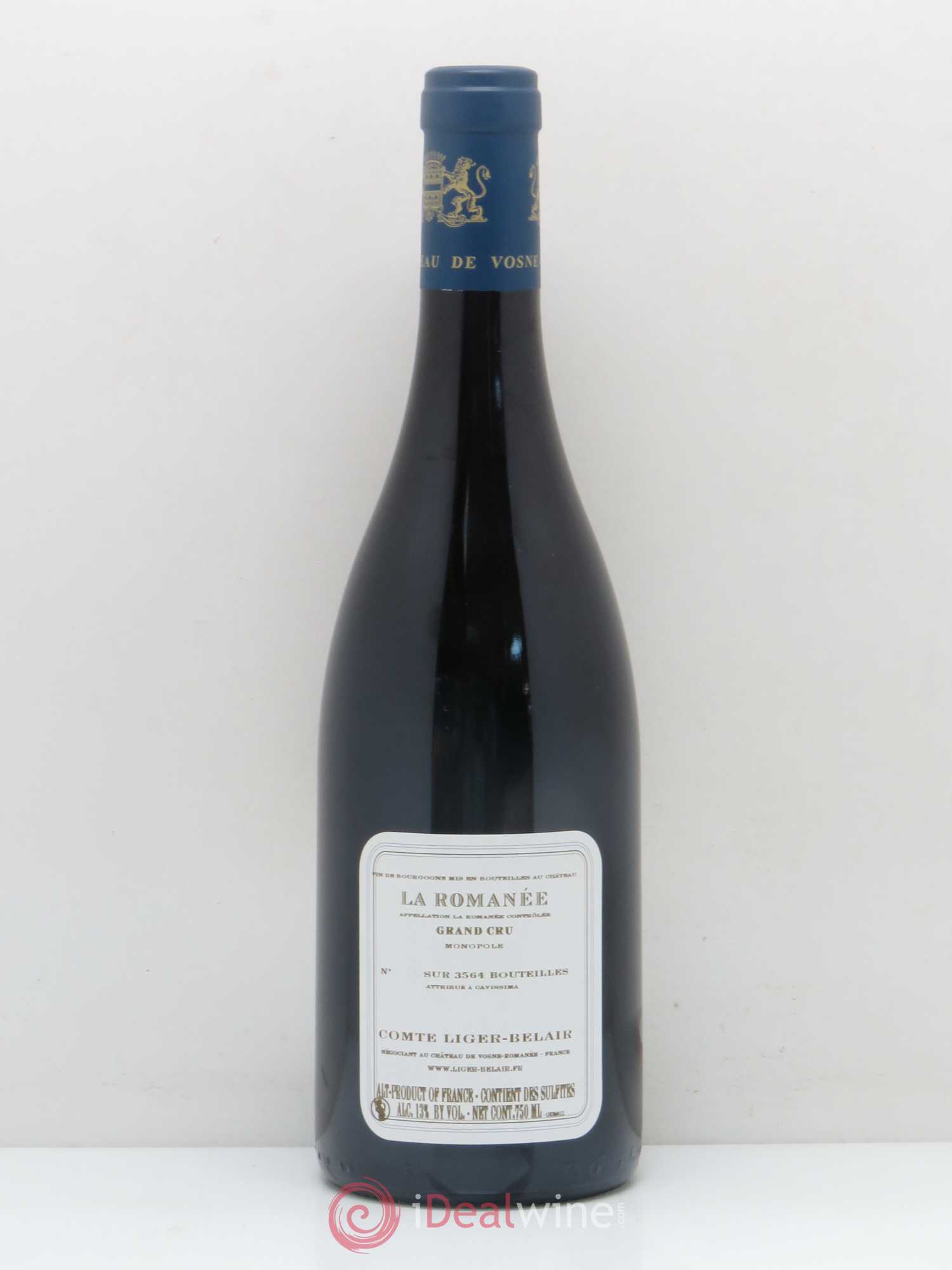 La Romanée Grand Cru Comte Liger-Belair (Domaine du) 2011 - Lot de 1 bouteille - 1