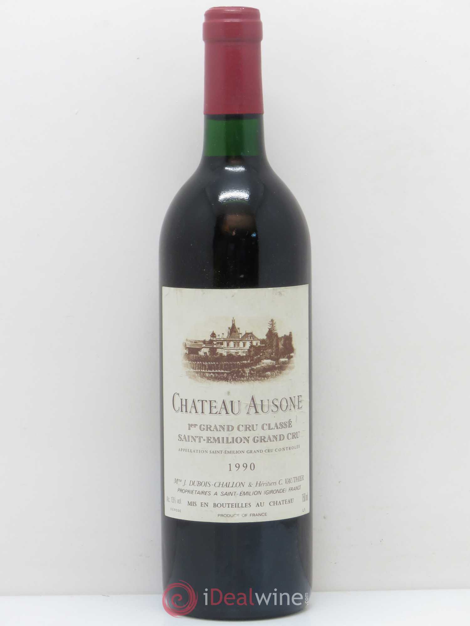 Château Ausone 1er Grand Cru Classé A 1990 - Lot de 1 bouteille - 0