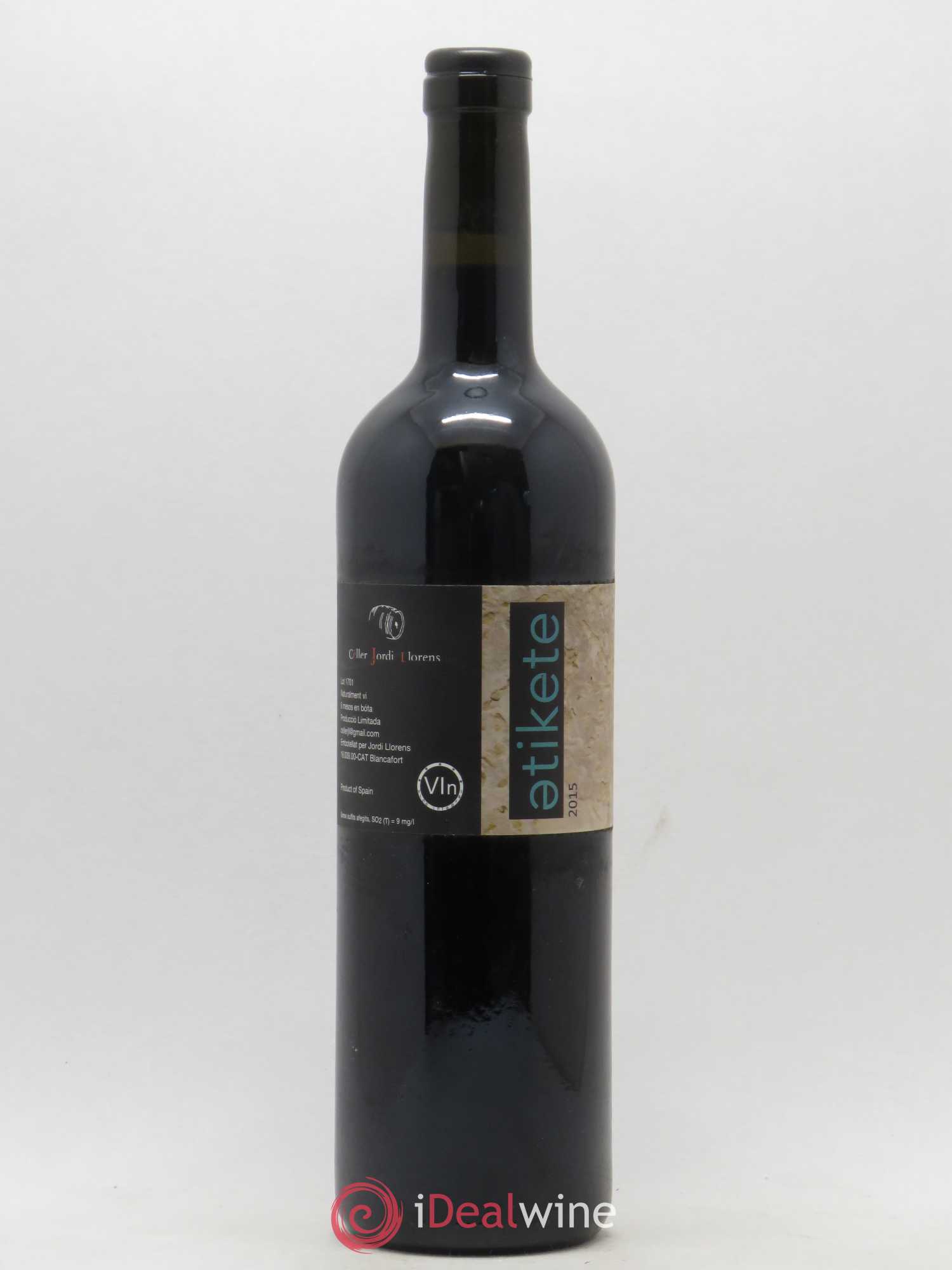 Espagne Etikette Jordi Llorens 2015 - Posten von 1 Flasche - 0