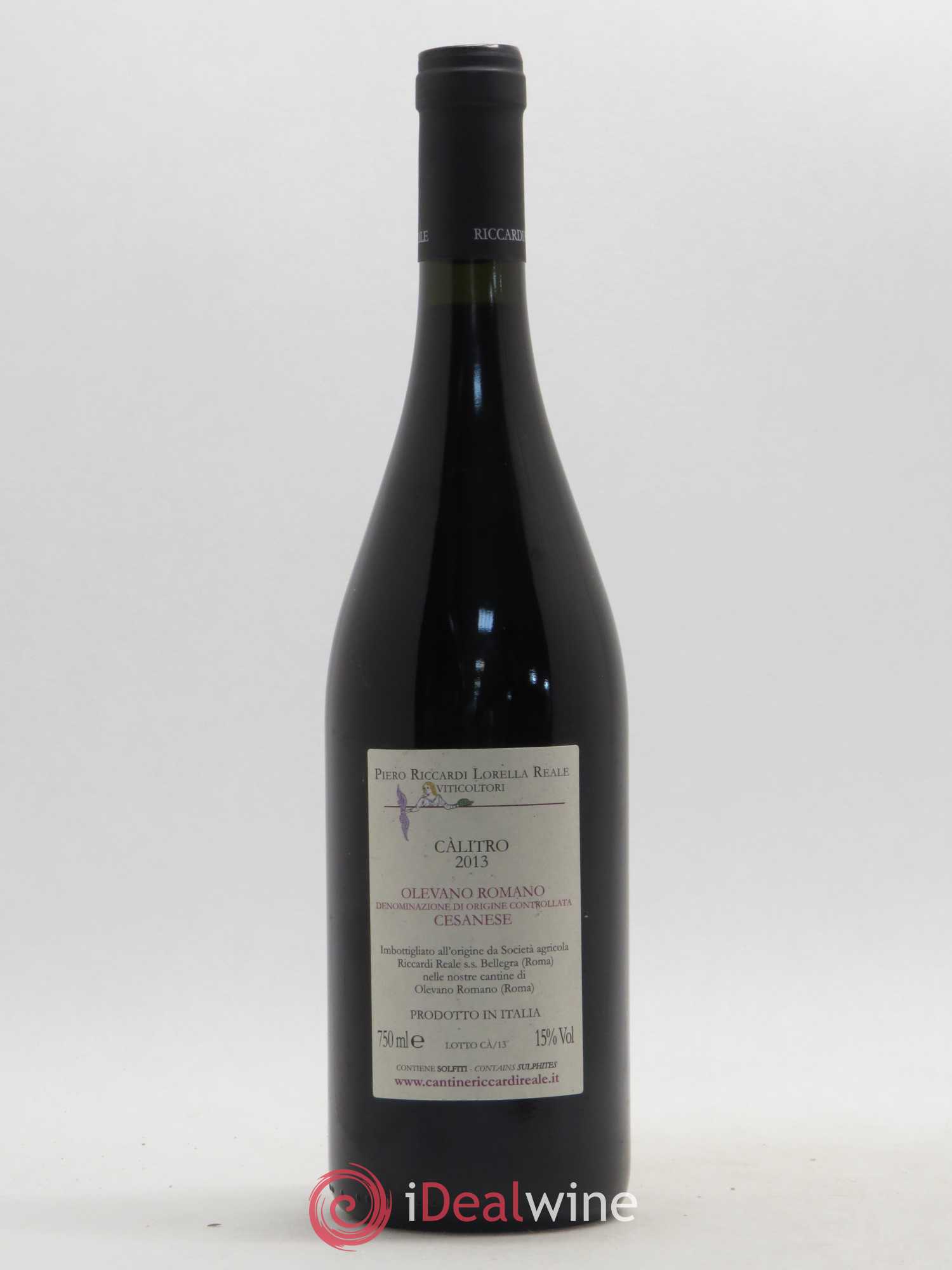 Italie Olevano Romano DOC Calitro Azienda Piero Riccardi Lorella Reale 2013 - Lot of 1 bottle - 1