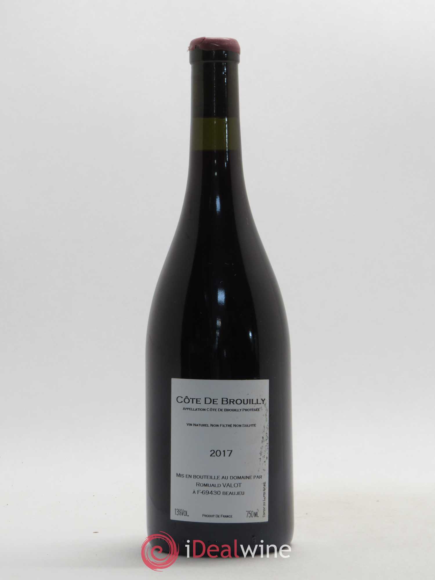 Côte de Brouilly Biosophiste Domaine Romuald Valot 2017 - Posten von 1 Flasche - 1