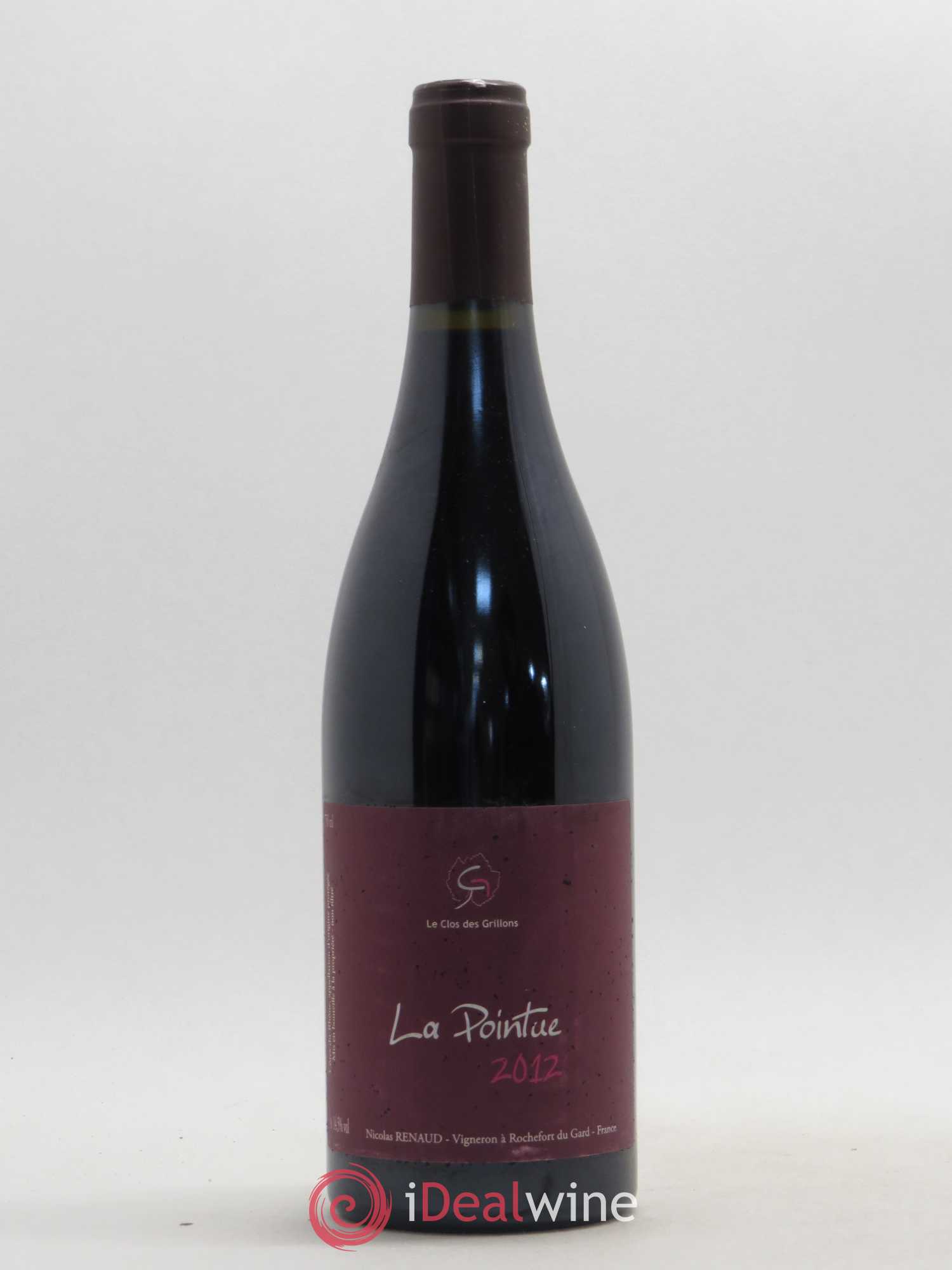 Vin de France Clos des Grillons La Pointue 2012 - Lot de 1 bouteille - 0