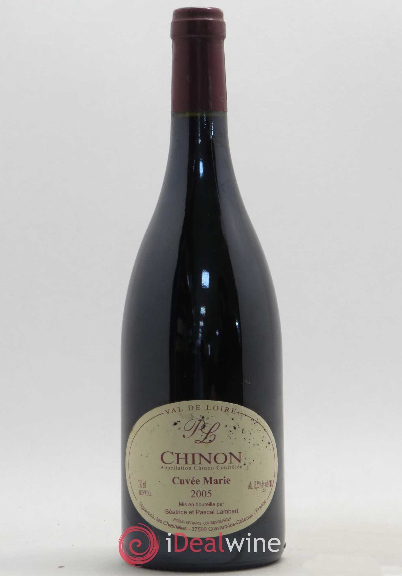 Chinon cuvée Marie Domaine Les Chesnaies 2005 - Posten von 1 Flasche - 0