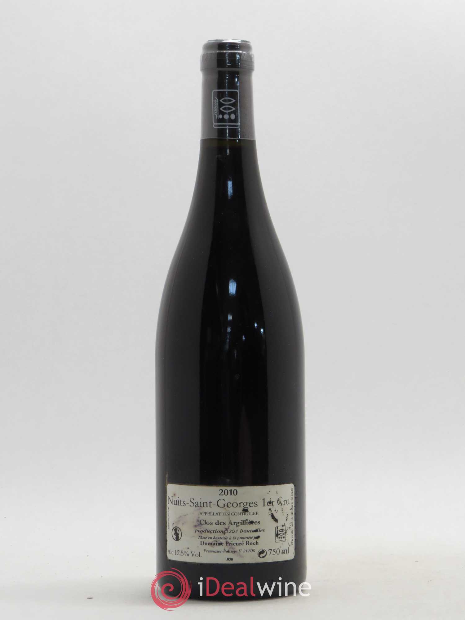 Nuits-Saint-Georges 1er Cru Clos des Argillières Prieuré Roch 2010 - Lot de 1 bouteille - 1