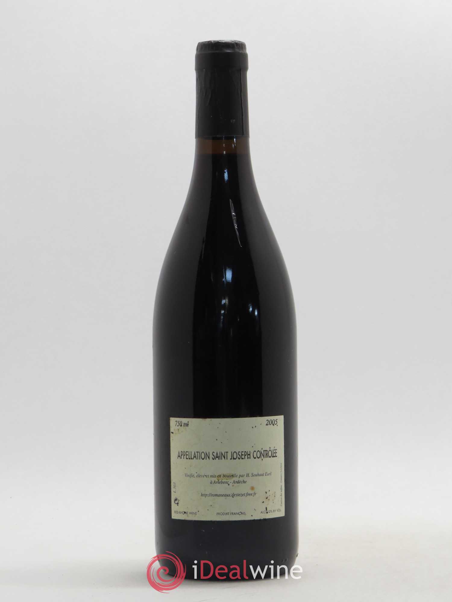 Saint-Joseph Sainte Epine Hervé Souhaut - Domaine Romaneaux-Destezet 2005 - Lot de 1 bouteille - 1