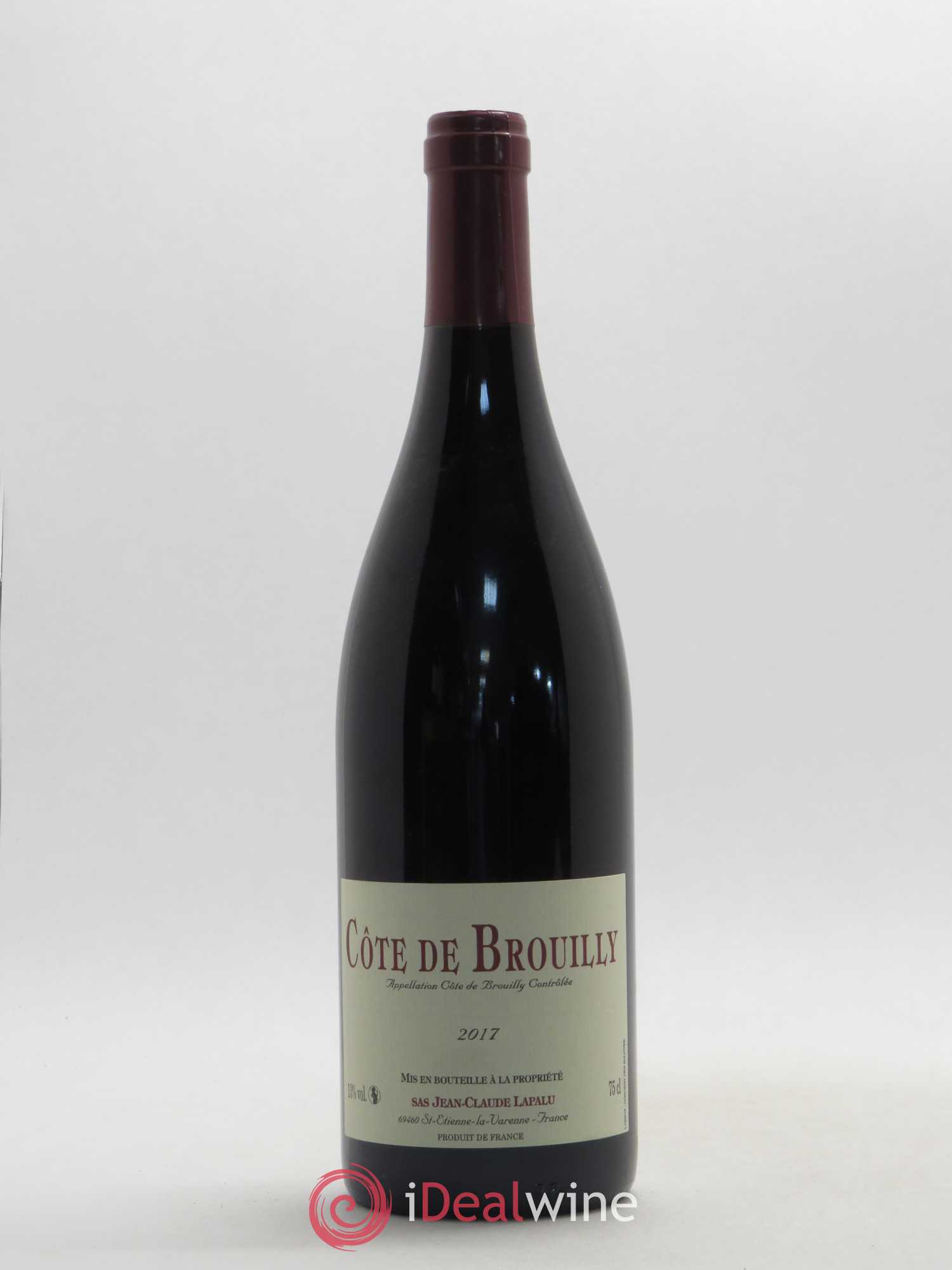 Côte de Brouilly Domaine Lapalu 2017 - Posten von 1 Flasche - 0