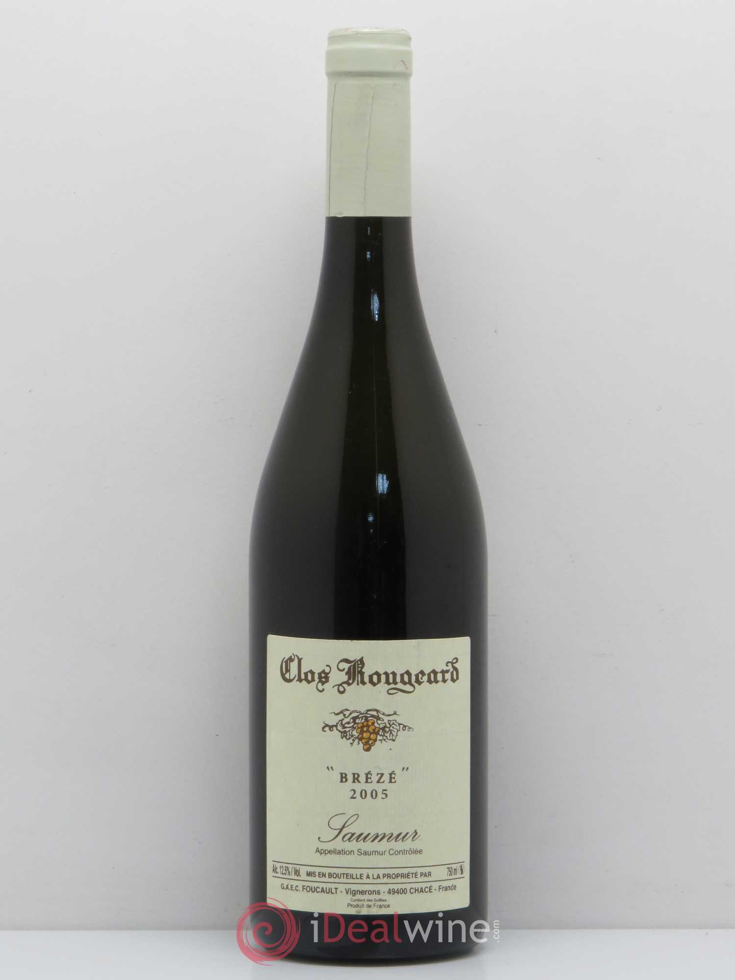 Saumur Brézé Clos Rougeard 2005 - Lot de 1 bouteille - 0