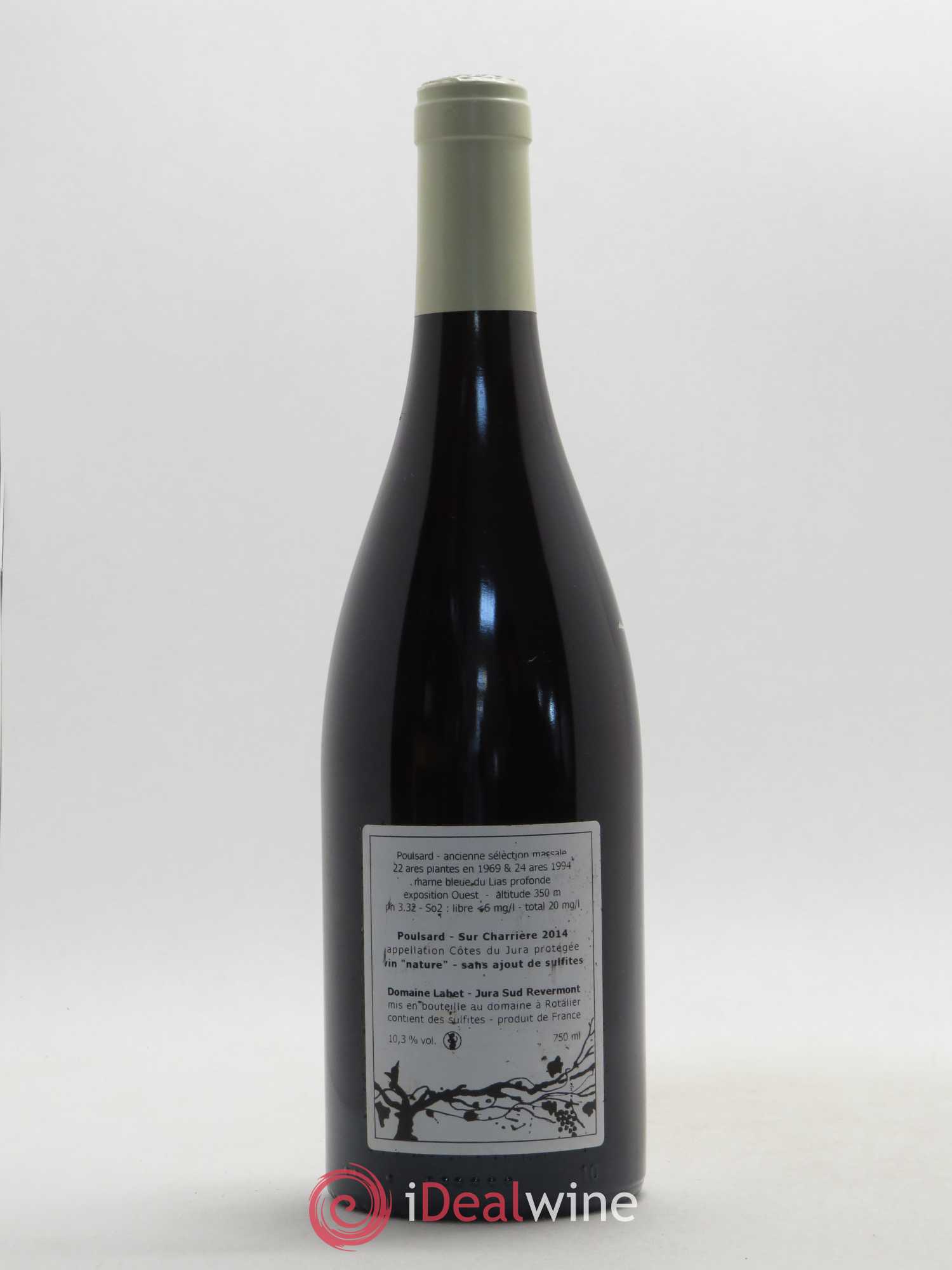 Côtes du Jura Poulsard Sur Charrière Romain - Julien - Charline Labet Massale 2014 - Lot de 1 bouteille - 1
