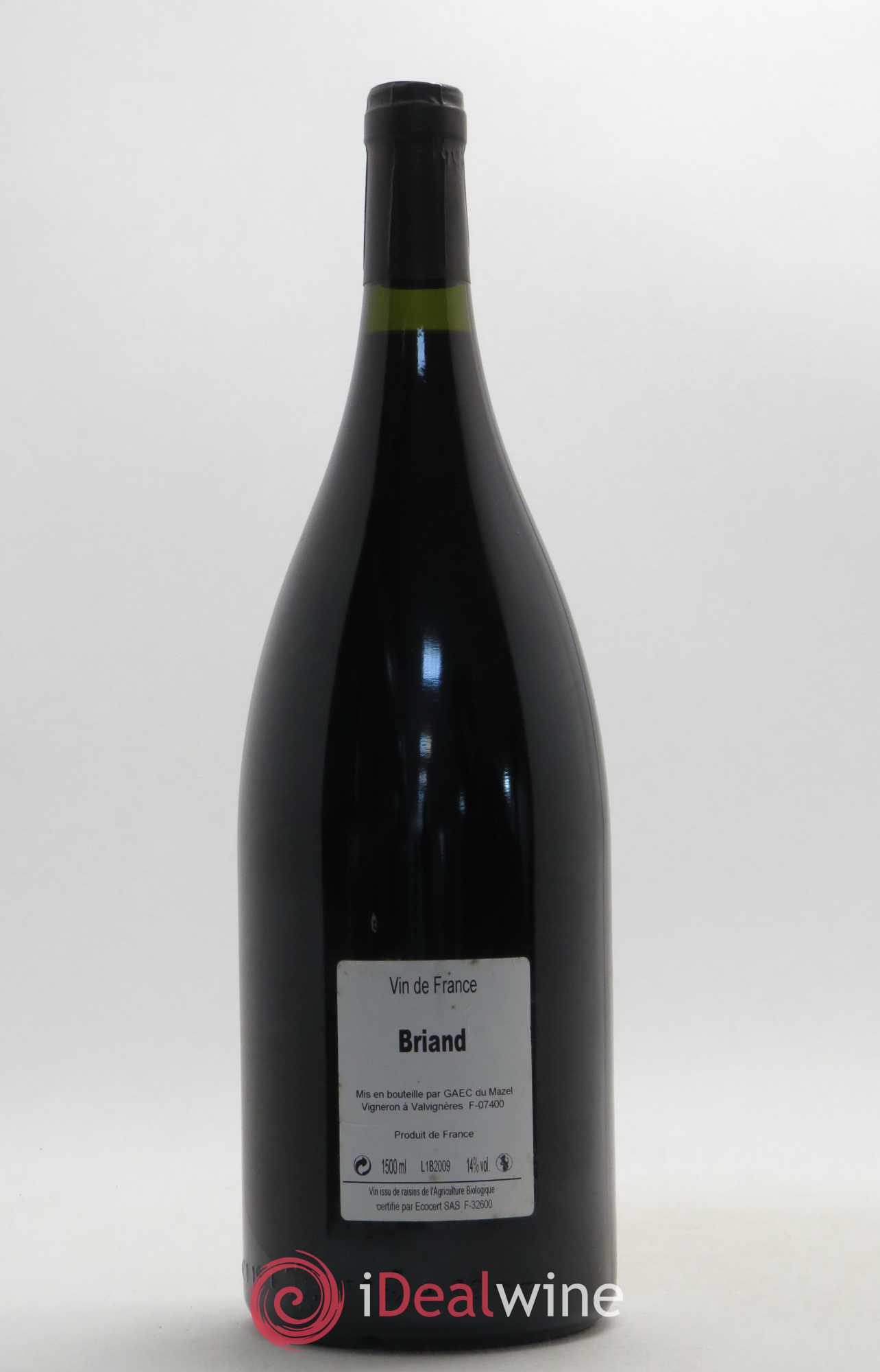 Vin de France Cuvée Briand Le Mazel 2009 - Posten von 1 Magnum - 1