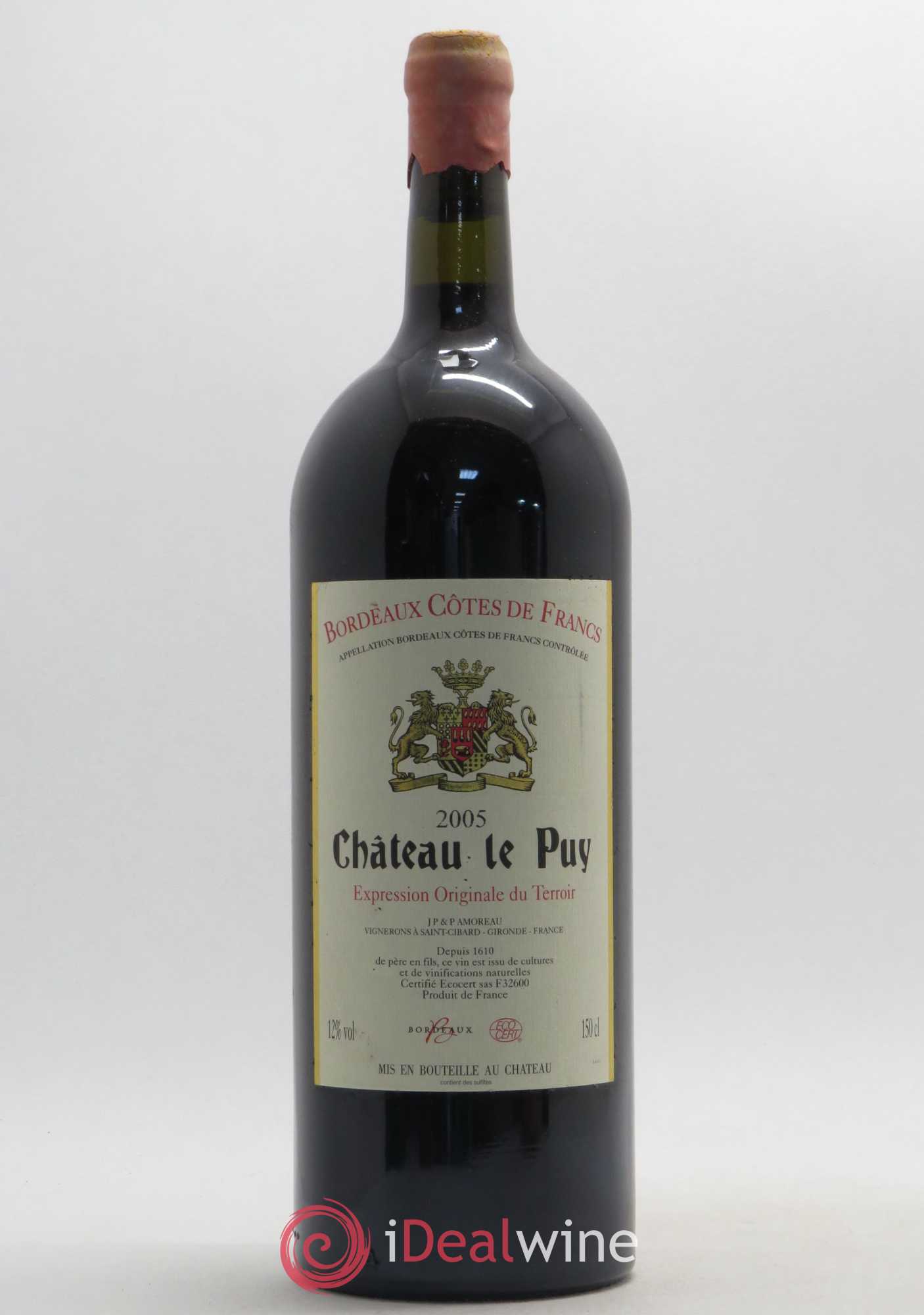 Château Le Puy 2005 - Lot de 1 magnum - 0