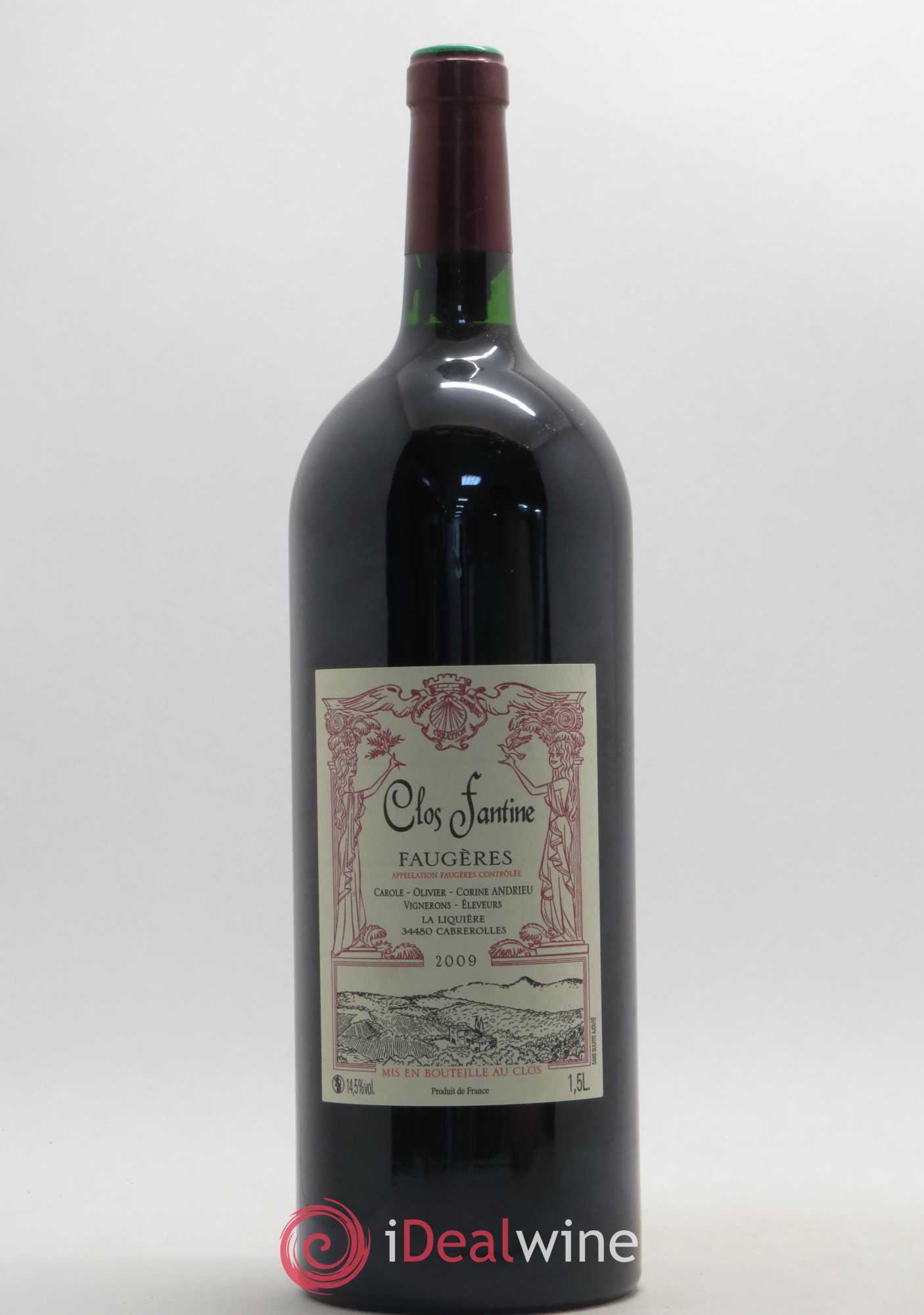 Faugères Clos Fantine Tradition Famille Andrieu 2009 - Lot de 1 magnum - 0