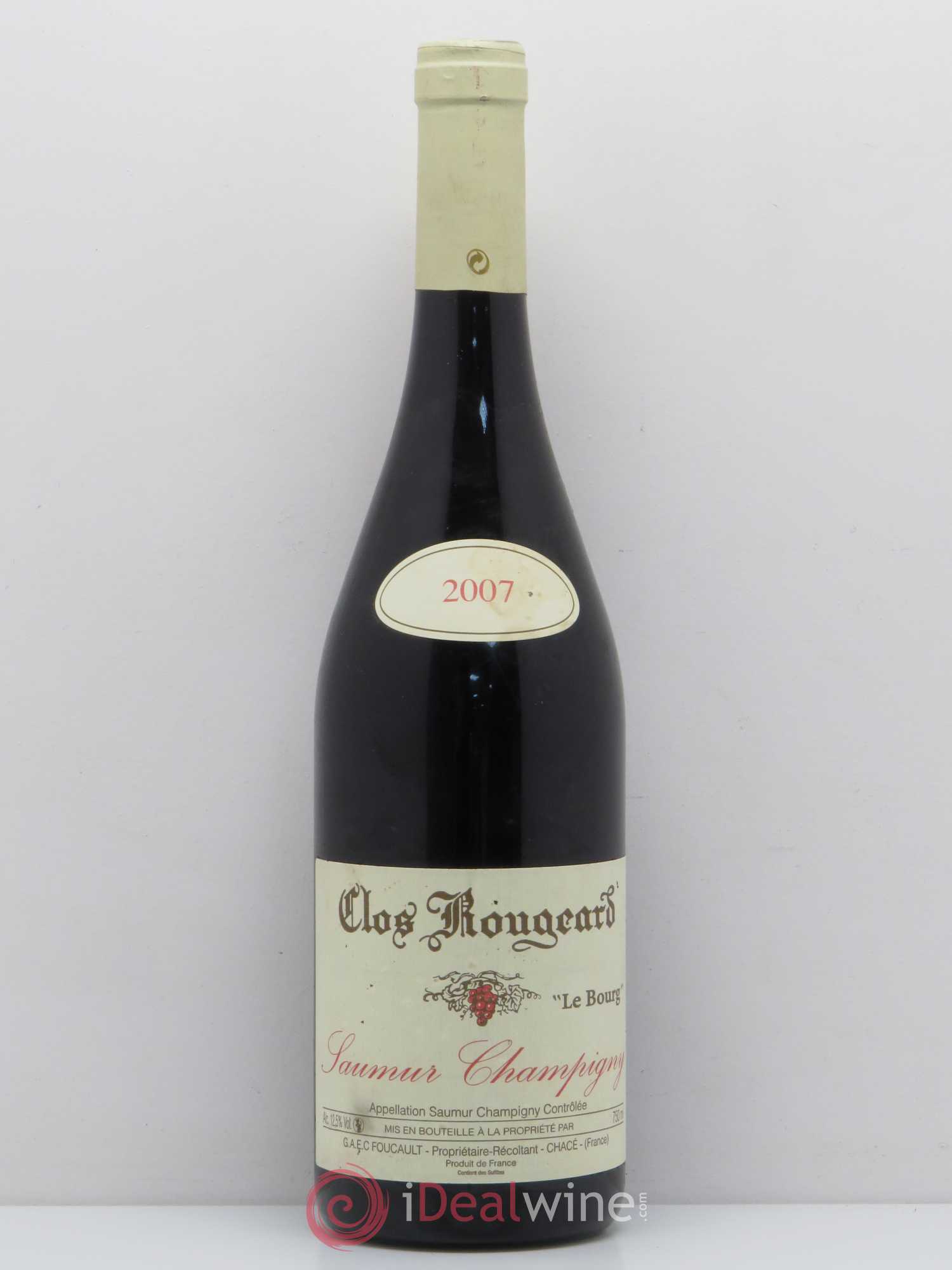 Saumur-Champigny Le Bourg Clos Rougeard 2007 - Lot de 1 bouteille - 0