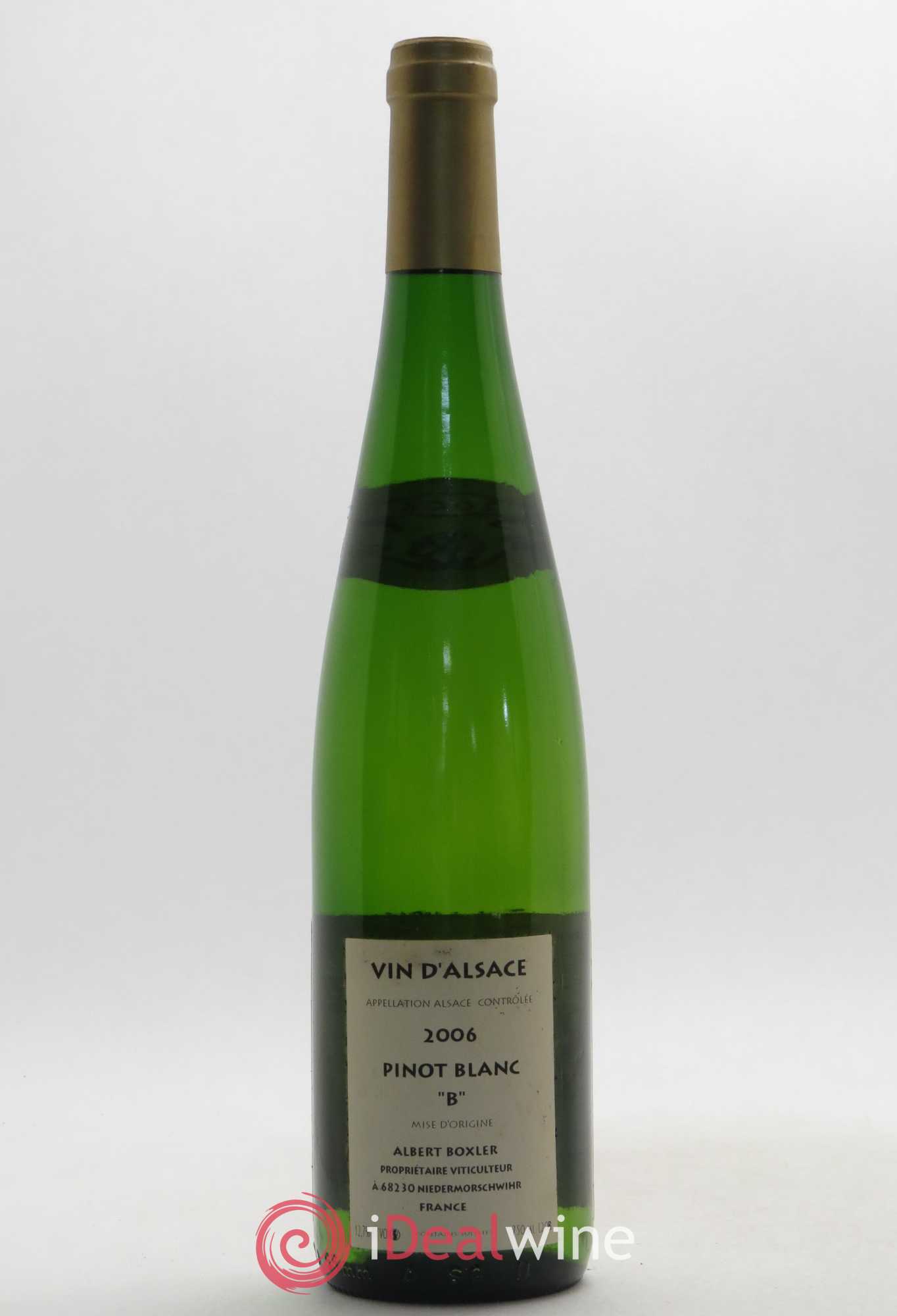 Alsace Pinot Blanc Albert Boxler B 2006 - Posten von 1 Flasche - 1
