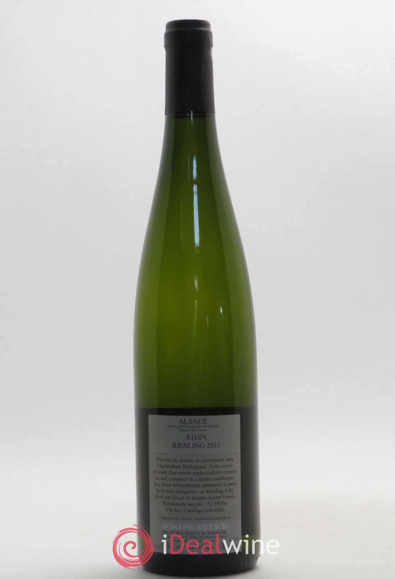 Riesling Domaine Rietsch Stein 2011 - Lot of 1 bottle - 1