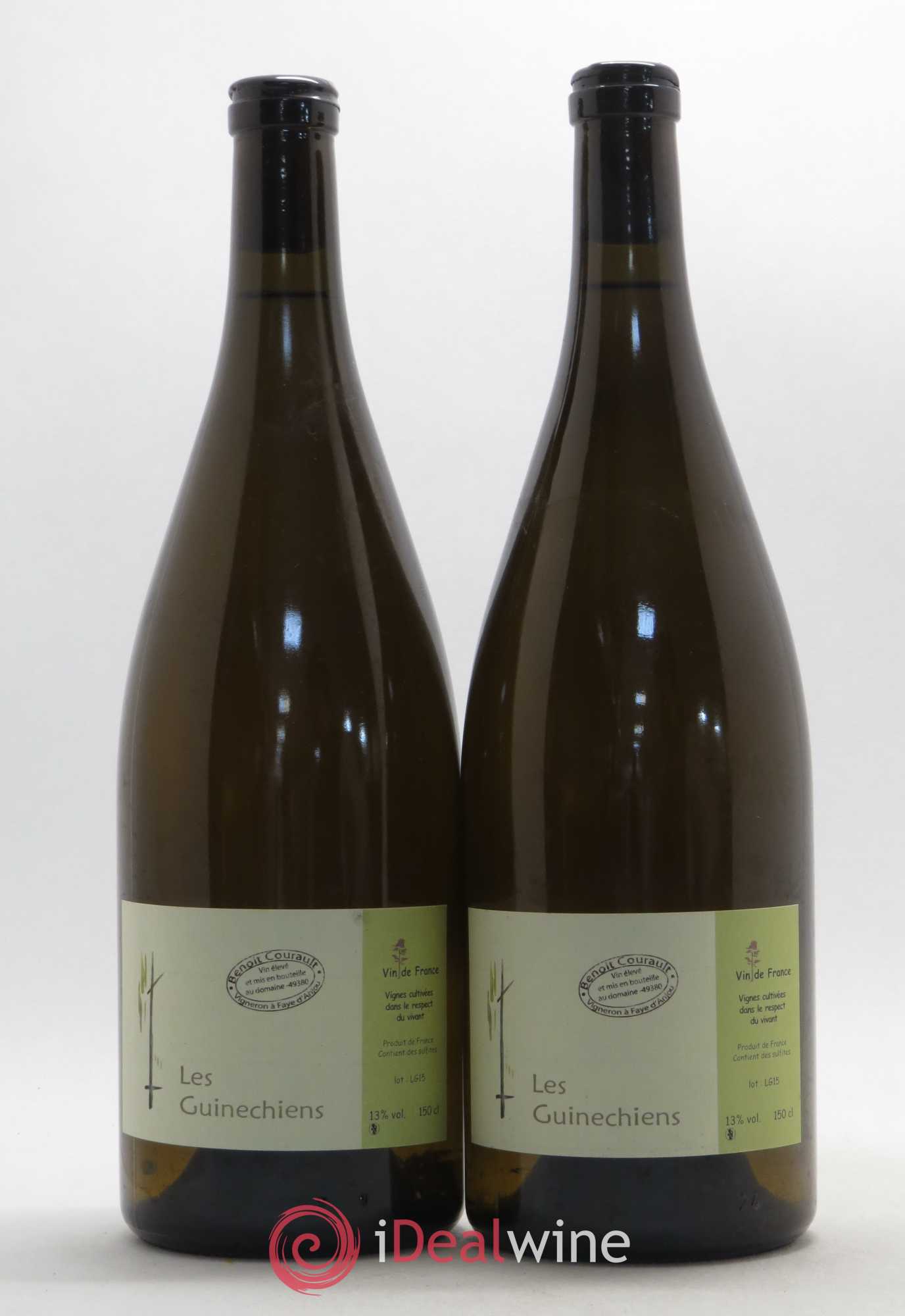 Vin de France Guinechiens Domaine Benoît Courault 2015 - Posten von 2 Magnum - 0