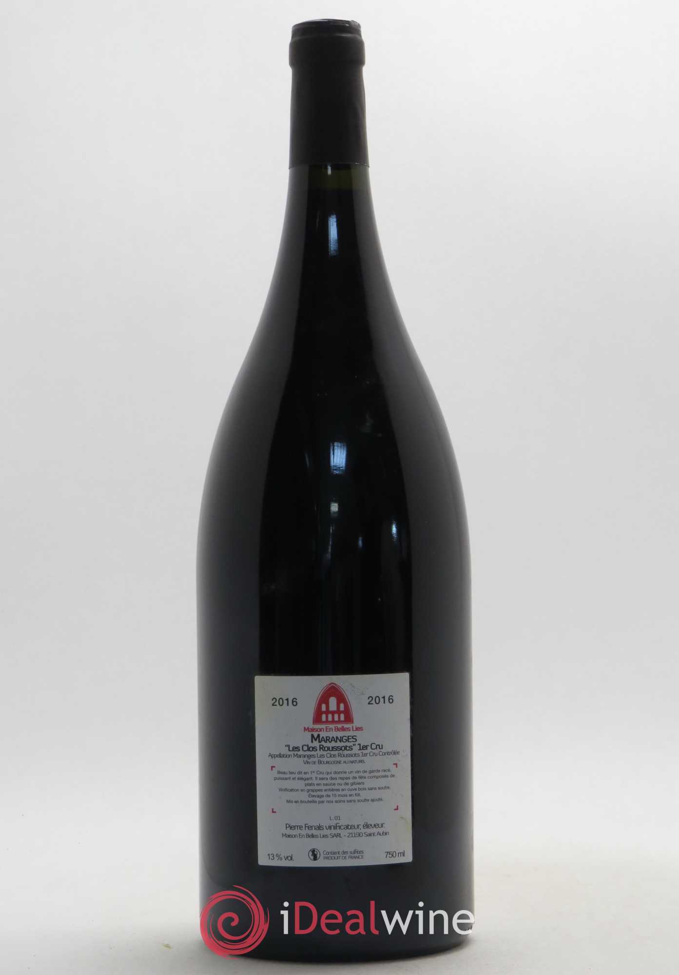Maranges 1er Cru Les Clos Roussots Maison En Belles Lies 2016 - Lot de 1 magnum - 1
