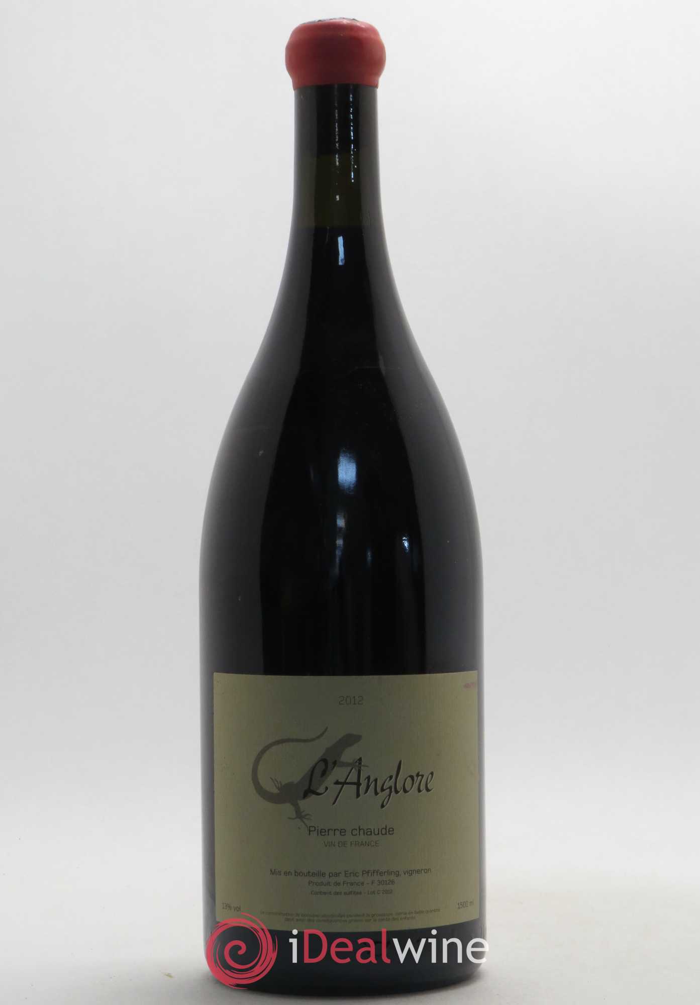 Vin de France Pierre chaude L'Anglore 2012 - Lot de 1 magnum - 0
