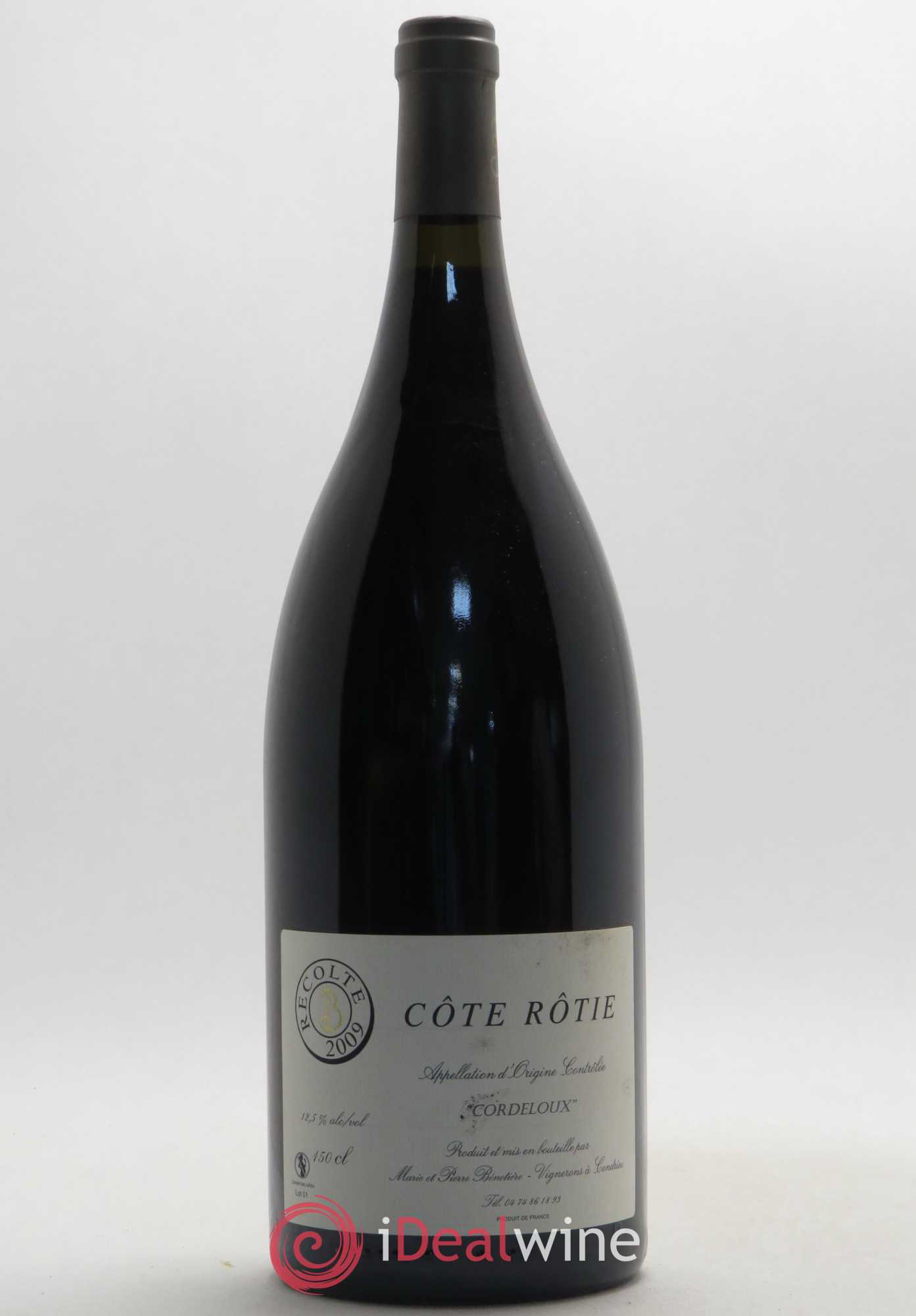 Côte-Rôtie Cordeloux Marie et Pierre Bénetière (Domaine) 2009 - Lot de 1 magnum - 0