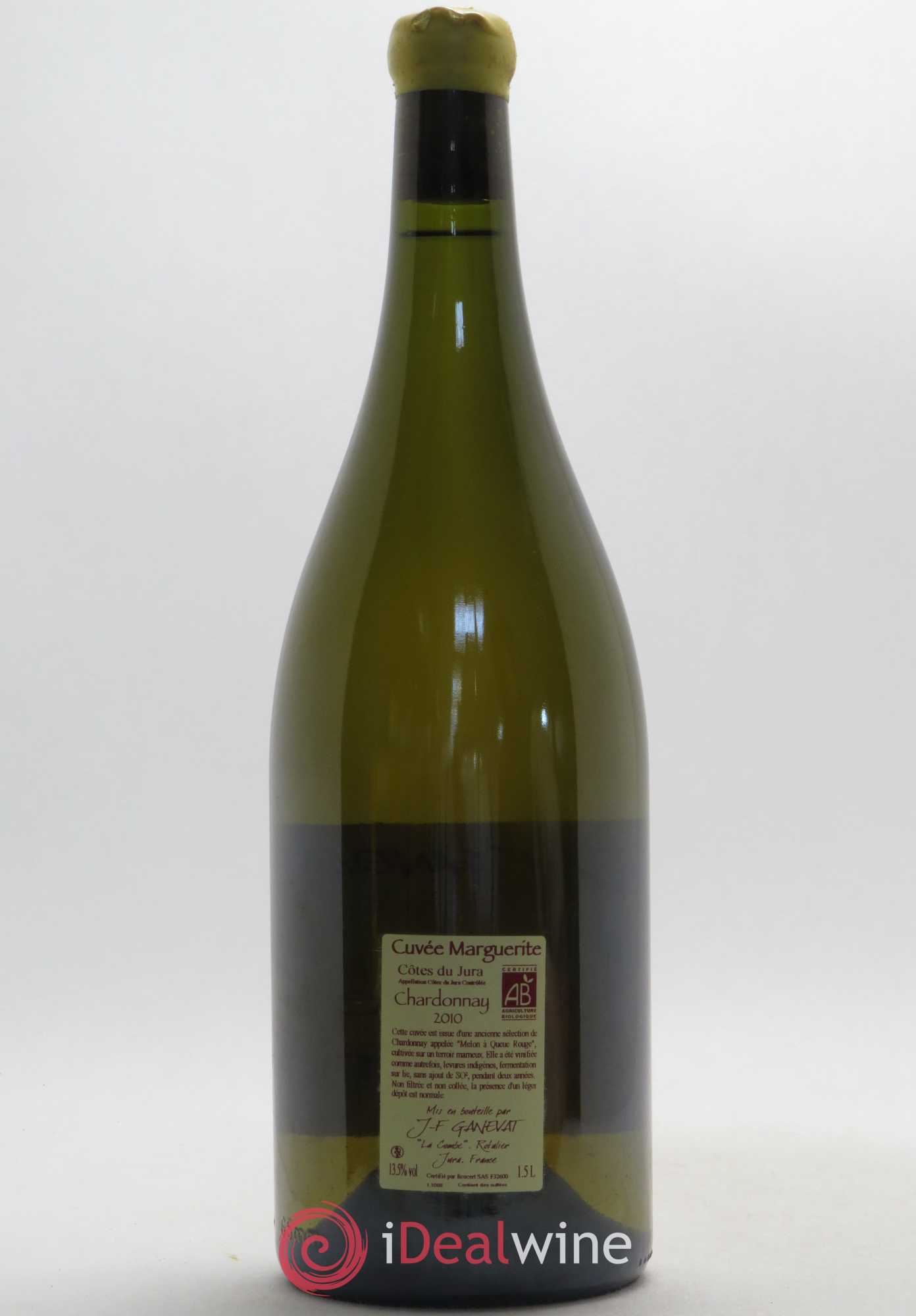 Côtes du Jura Cuvée Marguerite Jean-François Ganevat (Domaine) 2010 - Lot de 1 magnum - 1