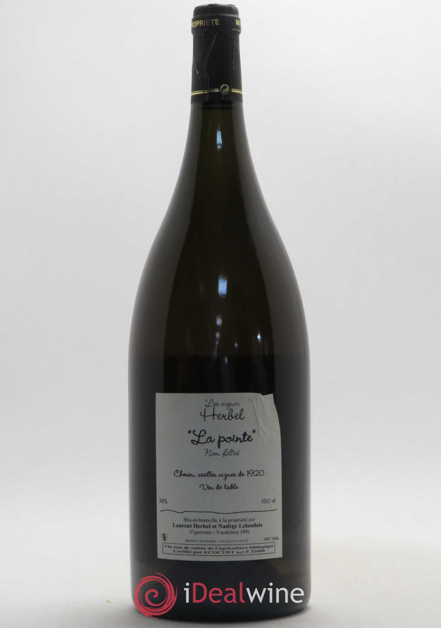 Vin de France La Pointe Les Vignes Herbel 2006 - Posten von 1 Magnum - 1