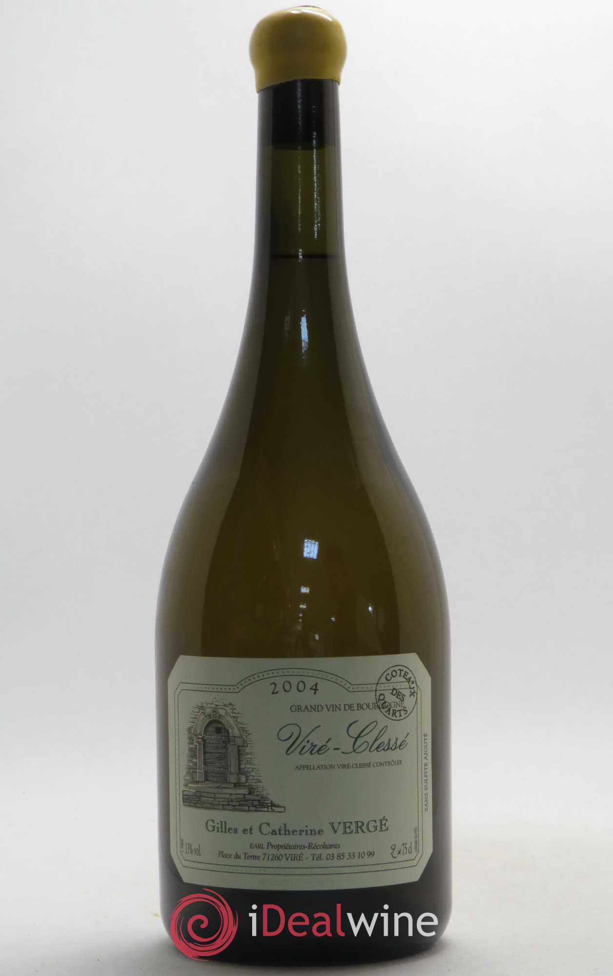Viré-Clessé Coteaux des Quarts Domaine Vergé 2004 - Posten von 1 Magnum - 0