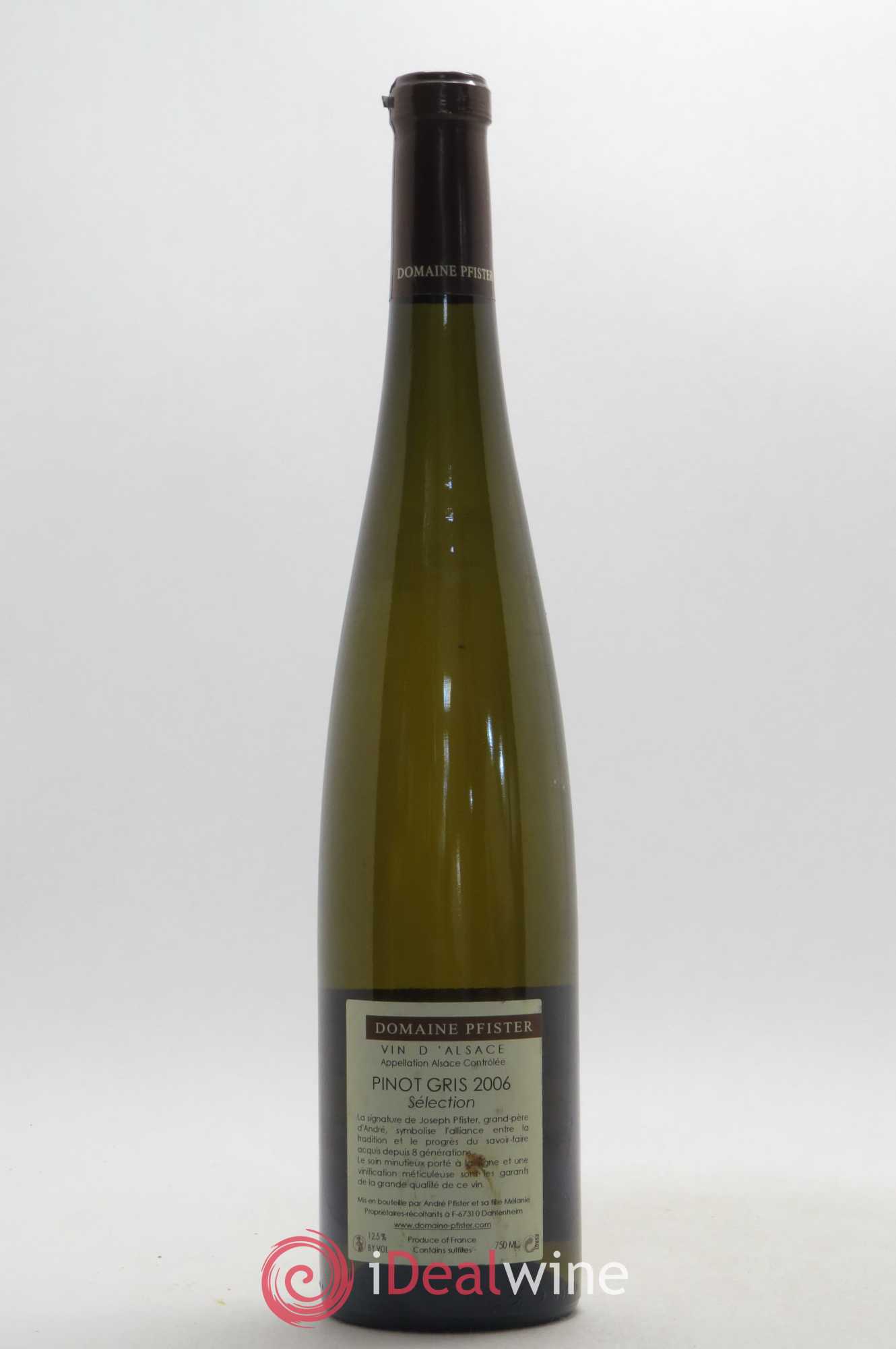 Pinot Gris Domaine Pfister 2006 - Posten von 1 Flasche - 1