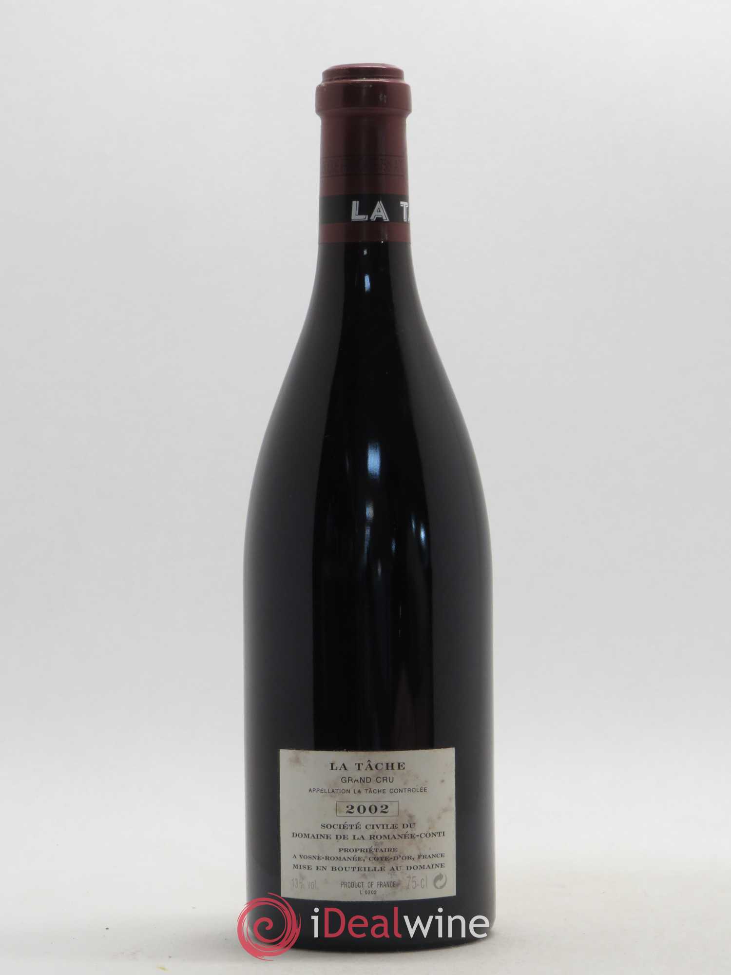 La Tâche Grand Cru Domaine de la Romanée-Conti 2002 - Lot de 1 bouteille - 1