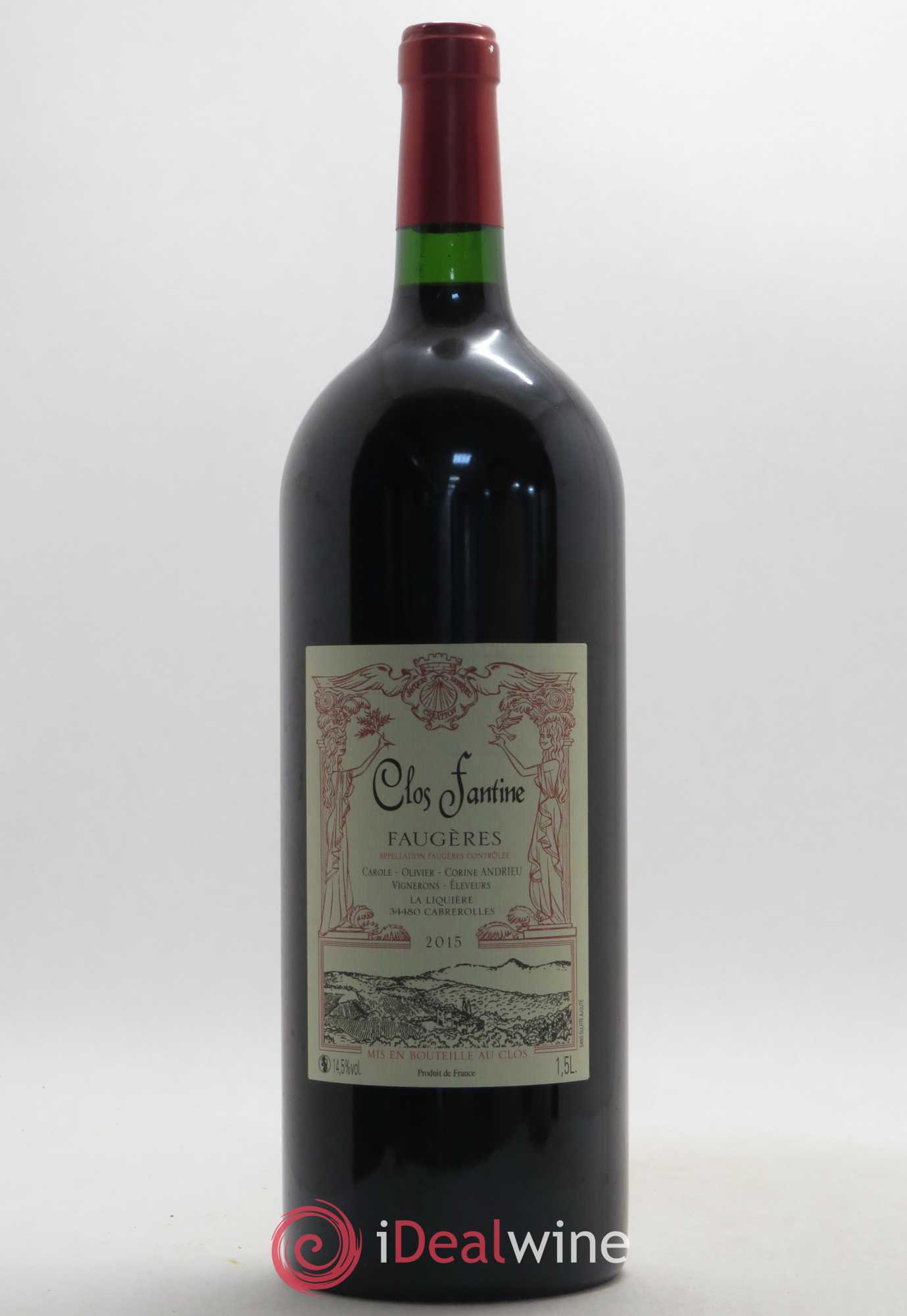 Faugères Clos Fantine Tradition Famille Andrieu 2015 - Lot de 1 magnum - 0