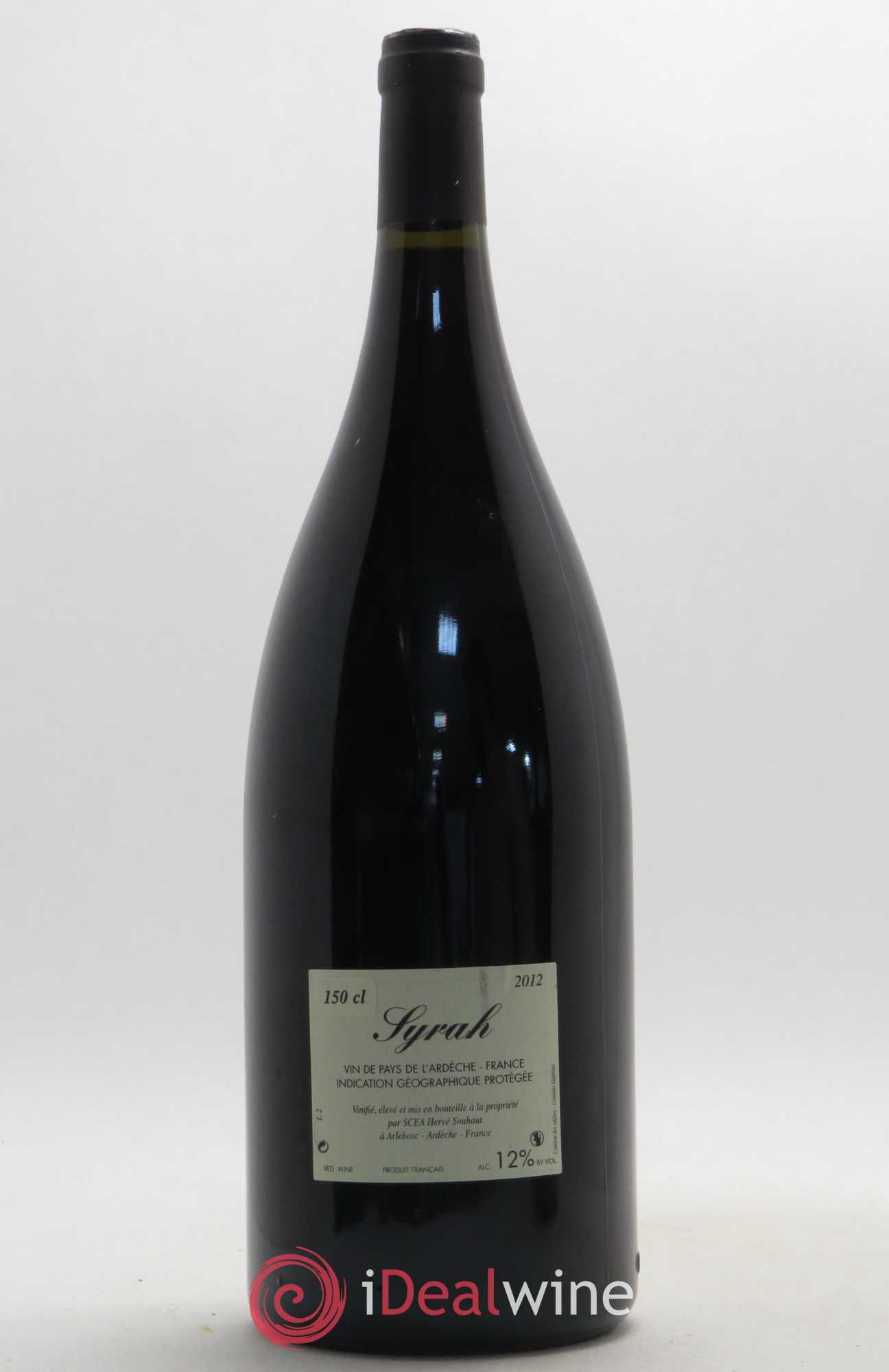 Ardèche Syrah Hervé Souhaut - Domaine Romaneaux-Destezet 2012 - Lot de 1 magnum - 1