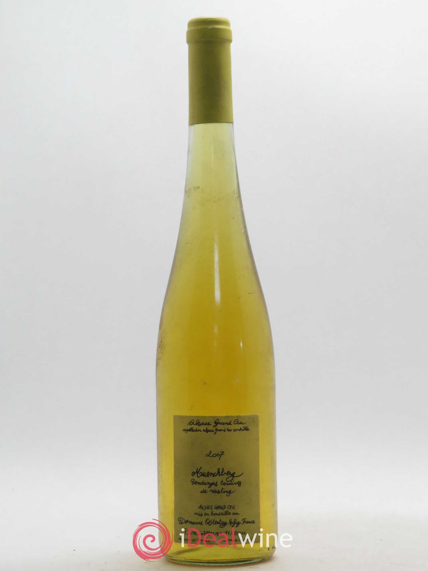 Alsace Riesling Grand Cru Muenchberg Vendanges Tardives Ostertag (Domaine) 2007 - Lotto di 1 bottiglia - 0