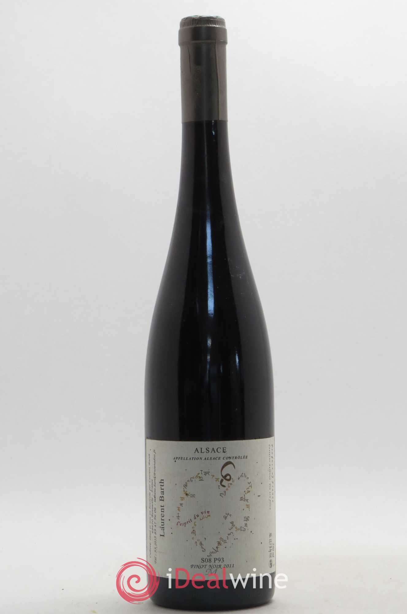 Pinot Noir S08 P93 Laurent Barth 2011 - Posten von 1 Flasche - 0