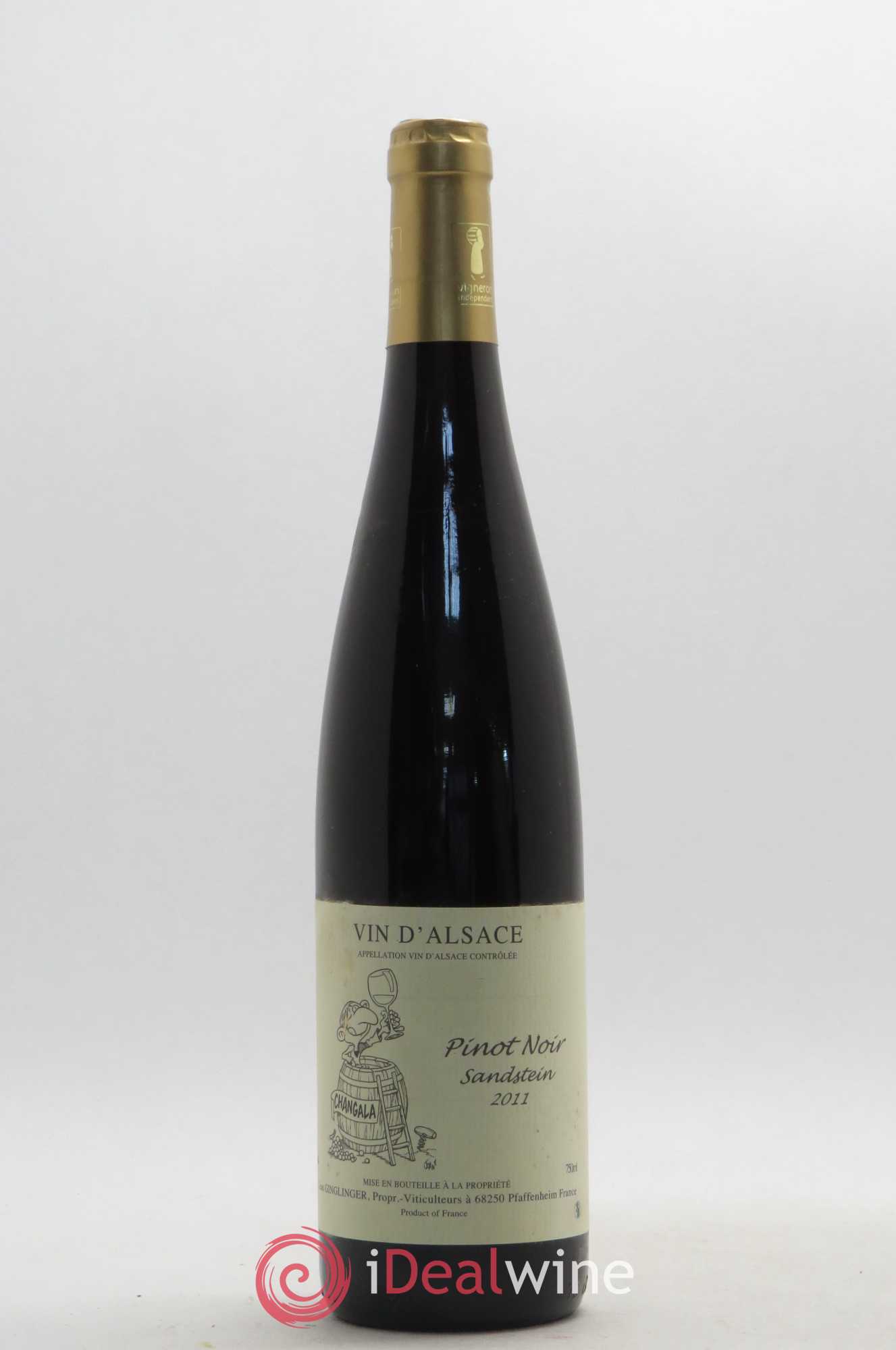 Pinot Noir Ginglinger Sandstein 2011 - Lot de 1 bouteille - 0
