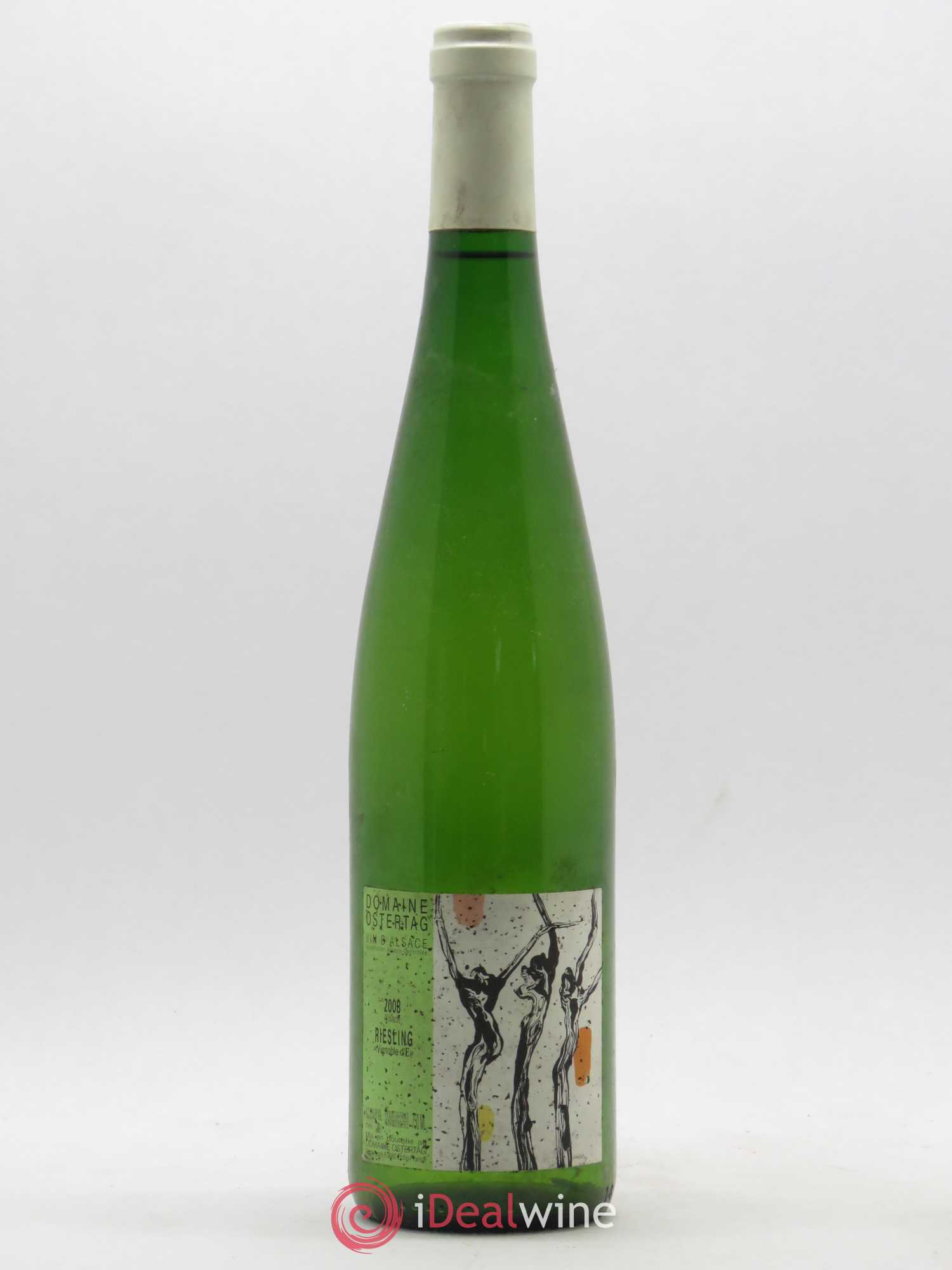 Alsace Riesling Vignoble d'E Ostertag (Domaine) 2008 - Lot de 1 bouteille - 0