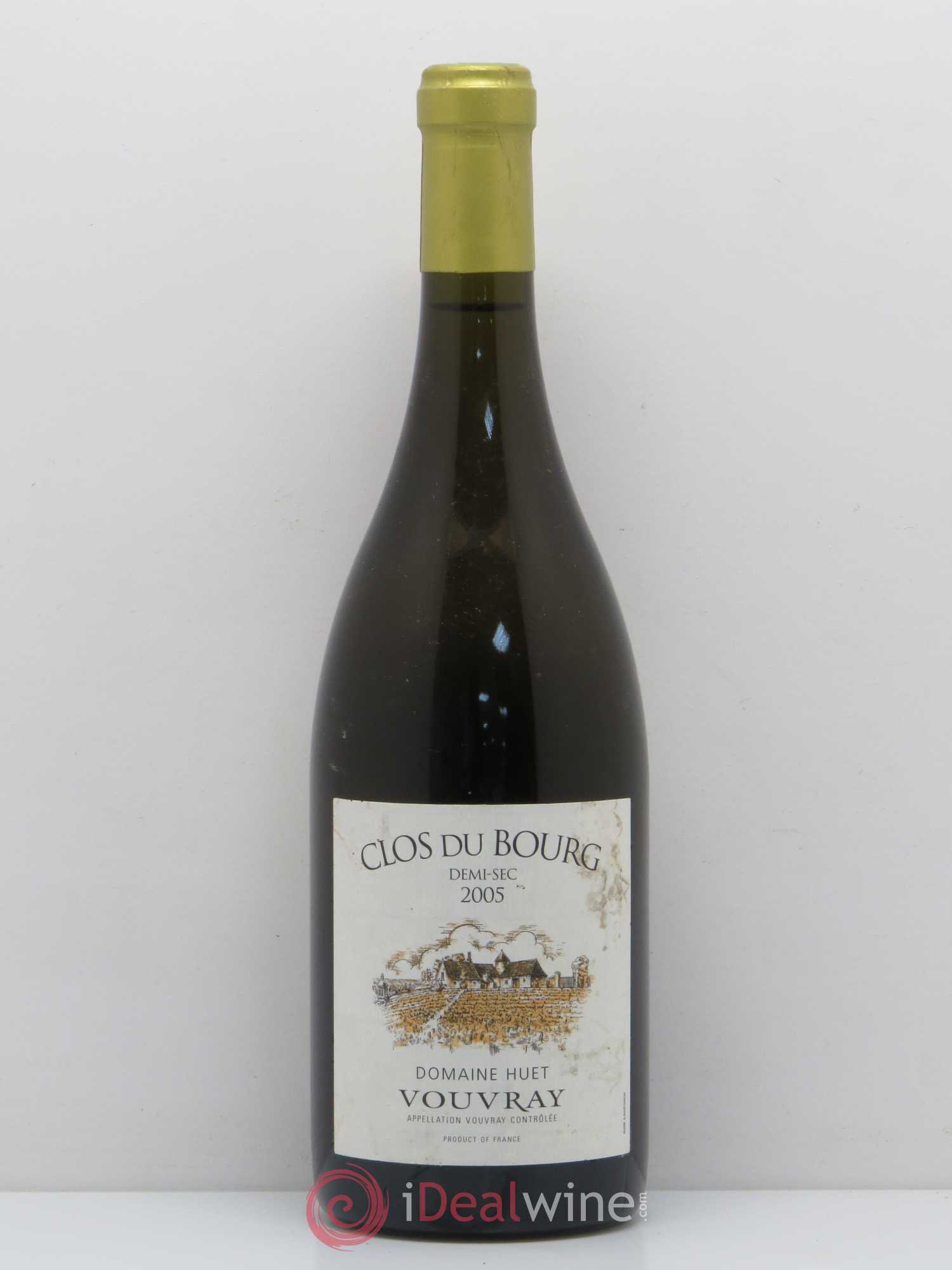 Vouvray Clos du Bourg Moelleux Domaine Huet 2005 - Lotto di 1 bottiglia - 0