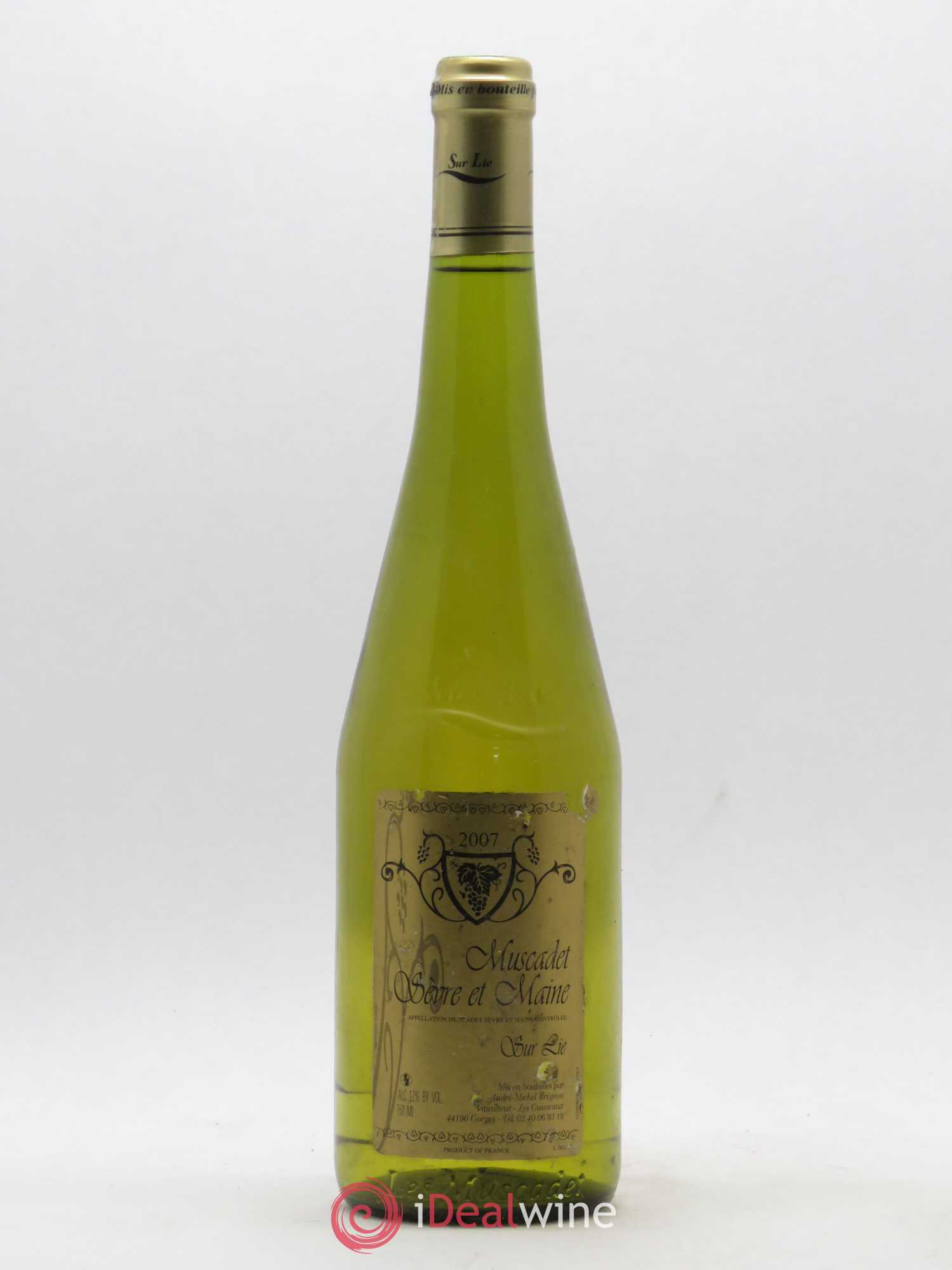 Muscadet-Sèvre-et-Maine sur lie Michel Brégeon 2007 - Lot de 1 bouteille - 0