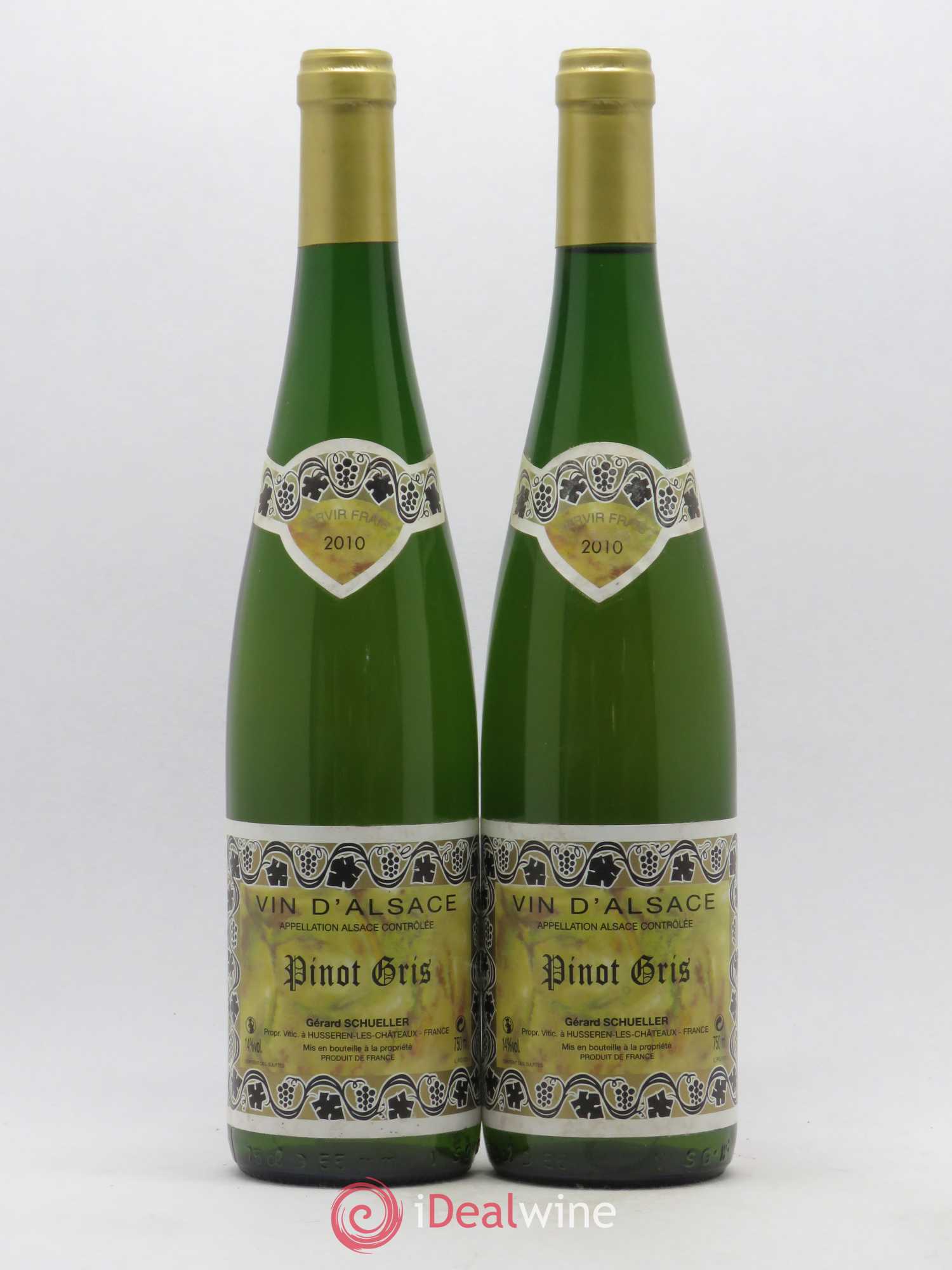 Alsace Pinot Gris (Tokay) Gérard Schueller (Domaine) 2010 - Lot de 2 bouteilles - 0