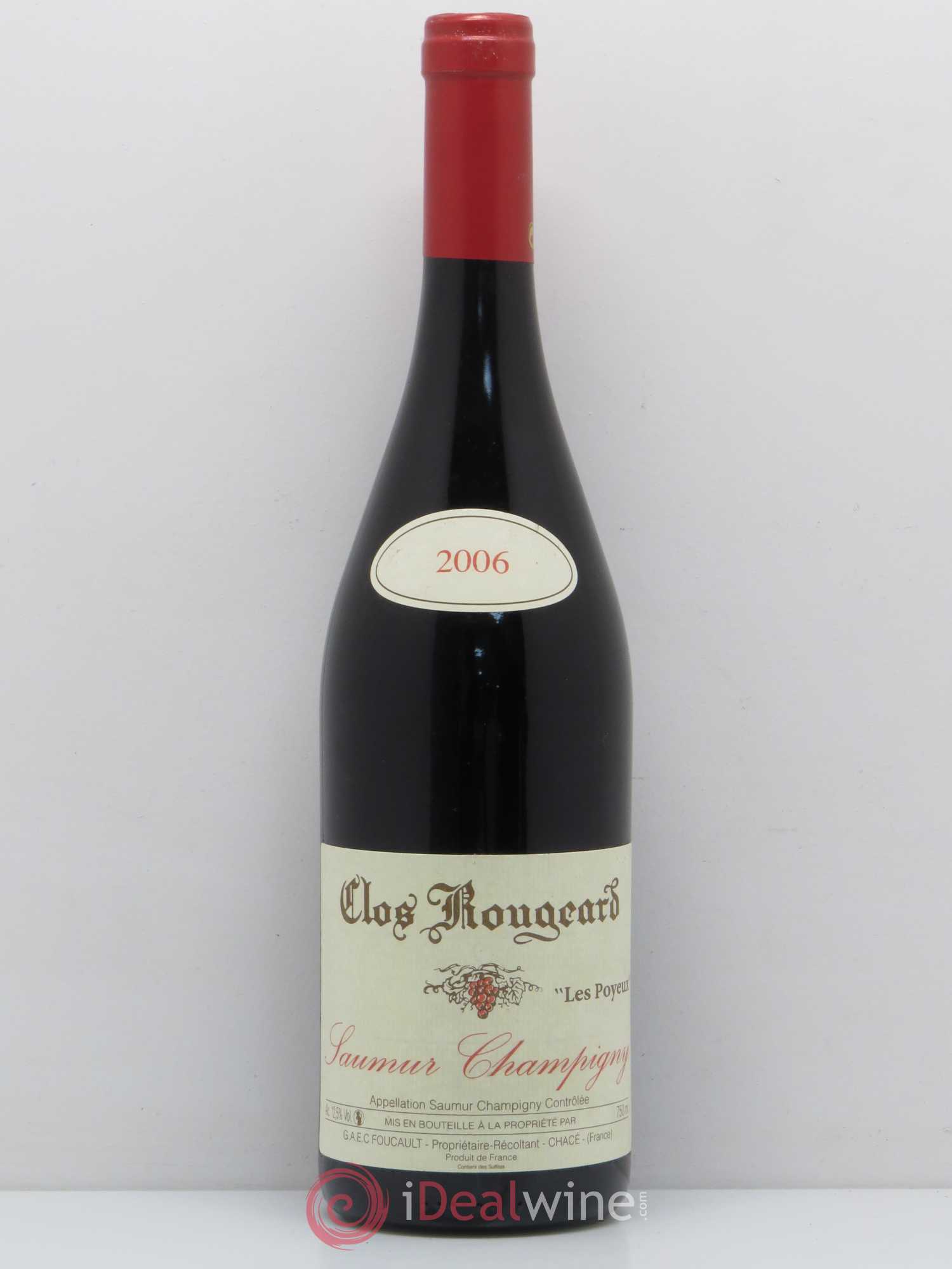 Saumur-Champigny Les Poyeux Clos Rougeard 2006 - Lot de 1 bouteille - 0