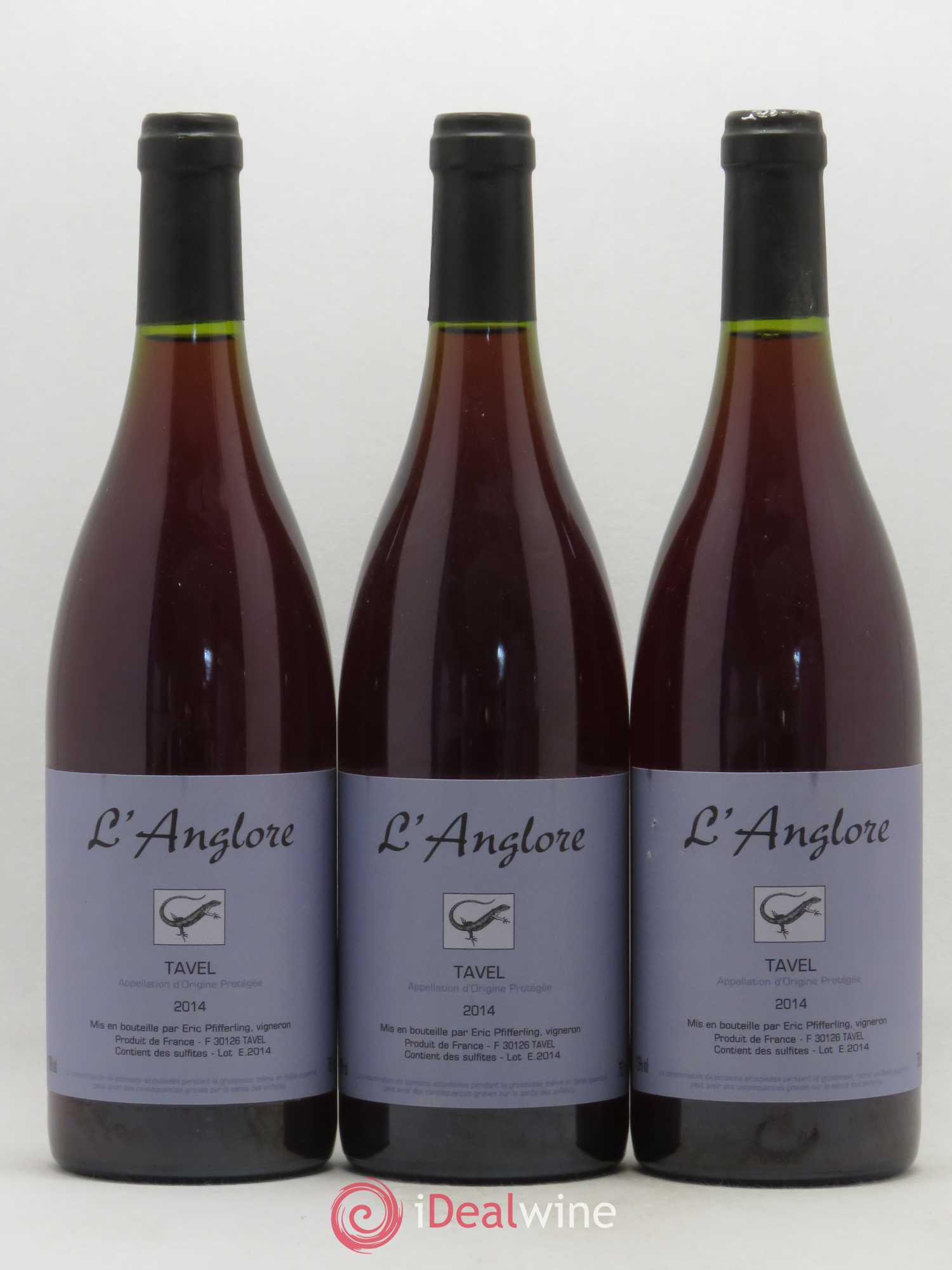 Tavel L'Anglore 2014 - Posten von 3 Flaschen - 0