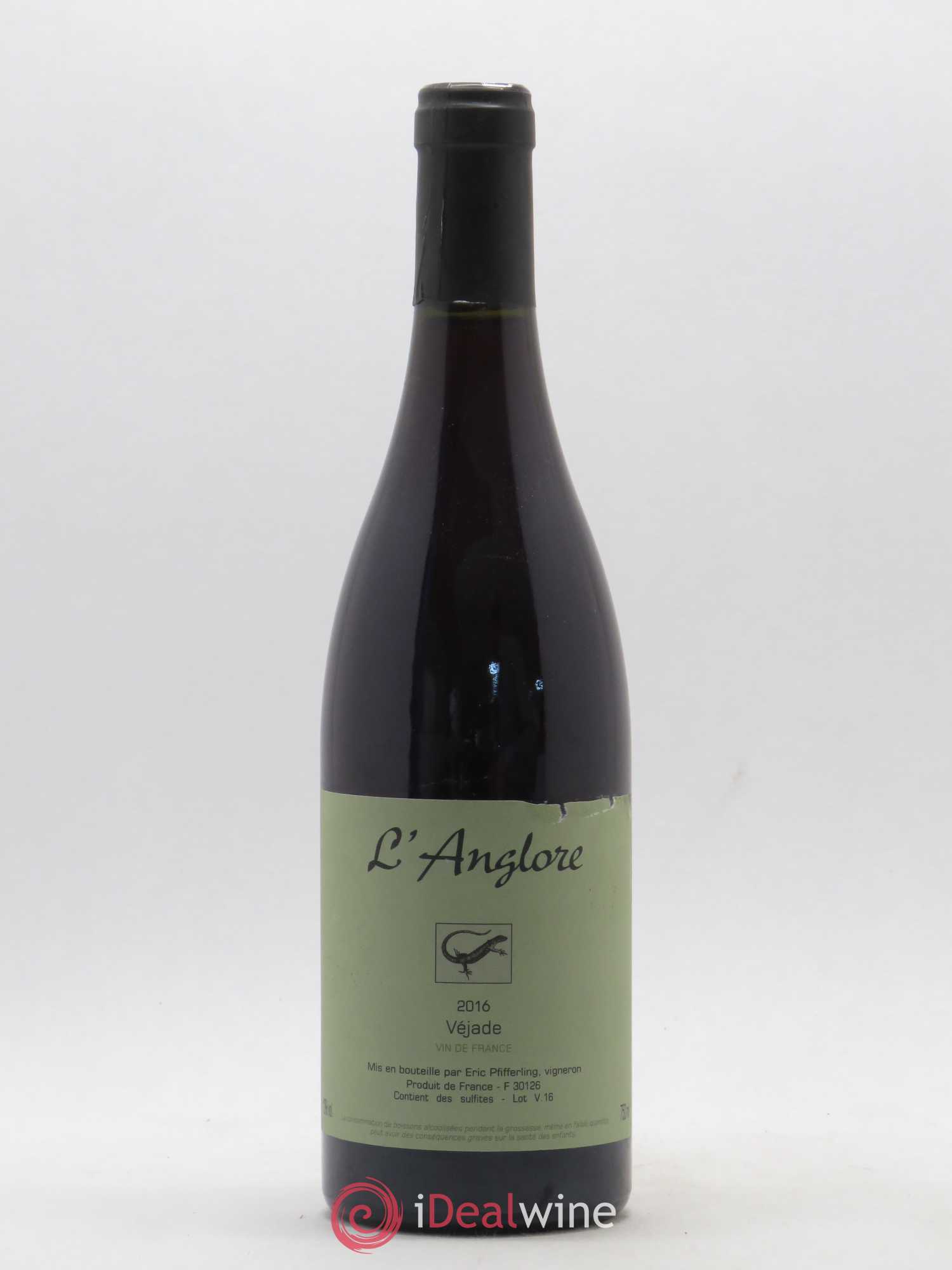 Vin de France Véjade L'Anglore 2016 - Lot de 1 bouteille - 0