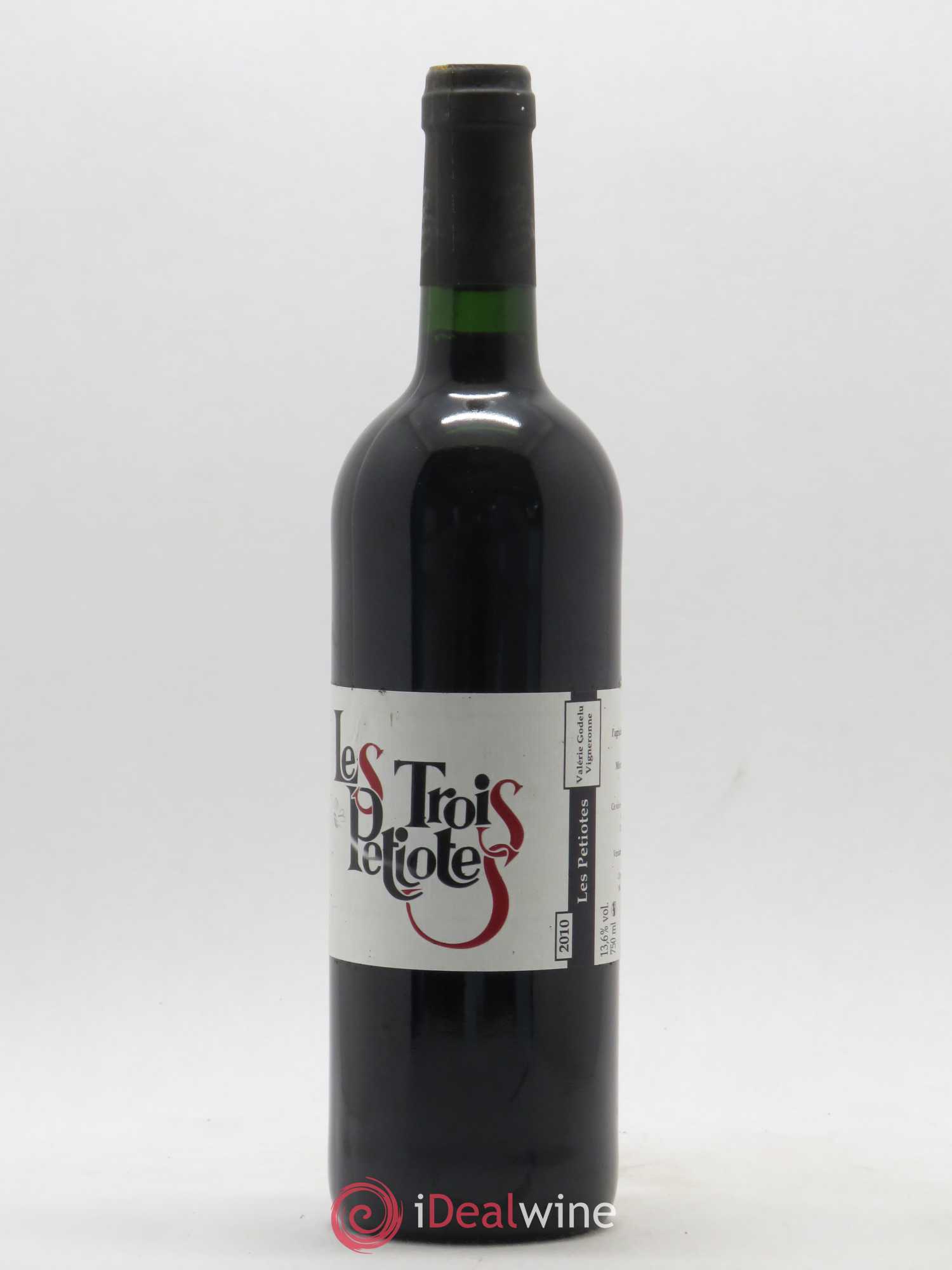 Côtes de Bourg Domaine Les trois Petiotes 2010 - Posten von 1 Flasche - 0