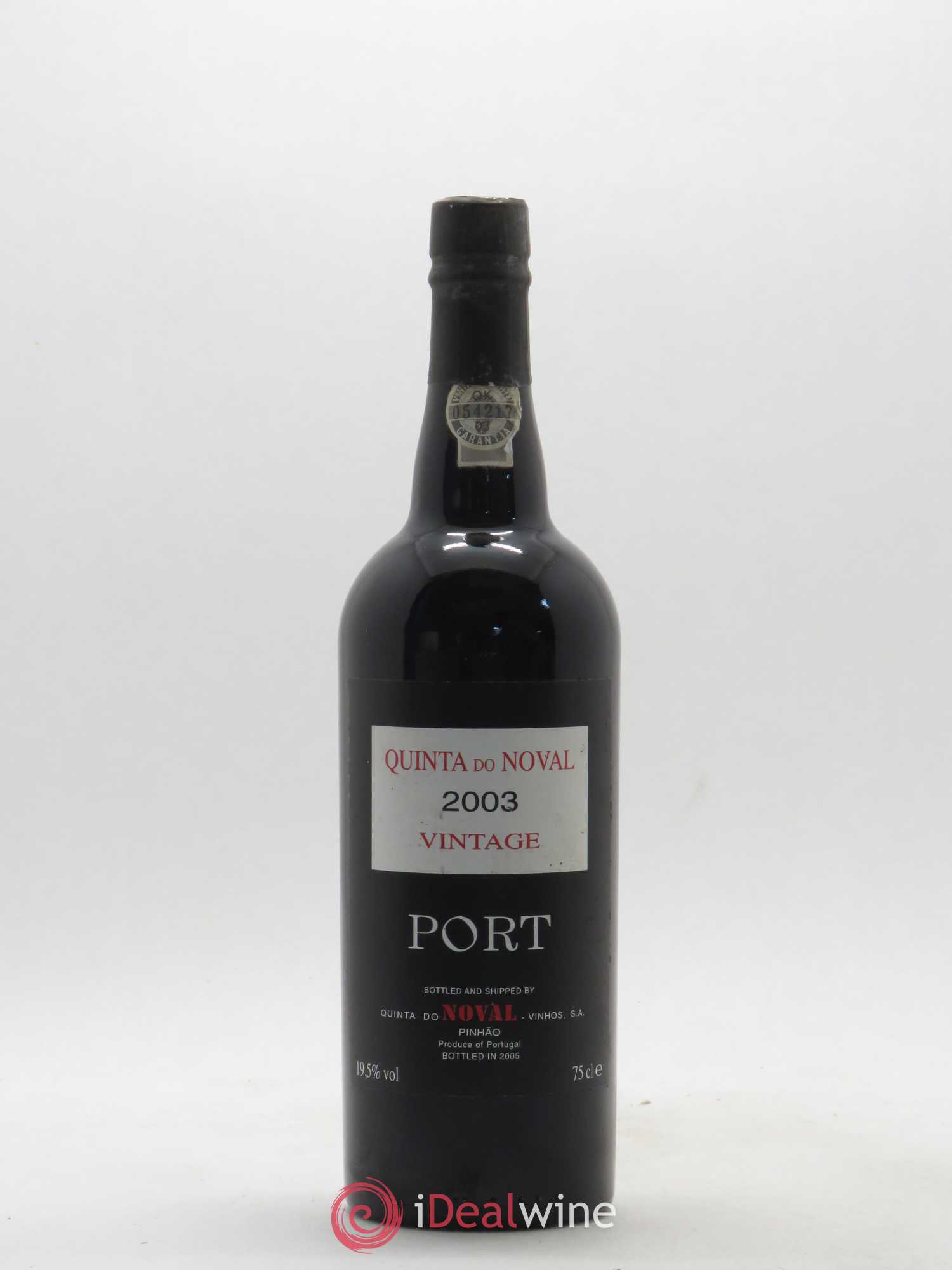 Porto Quinta Do Noval Vintage 2003 - Lot de 1 bouteille - 0