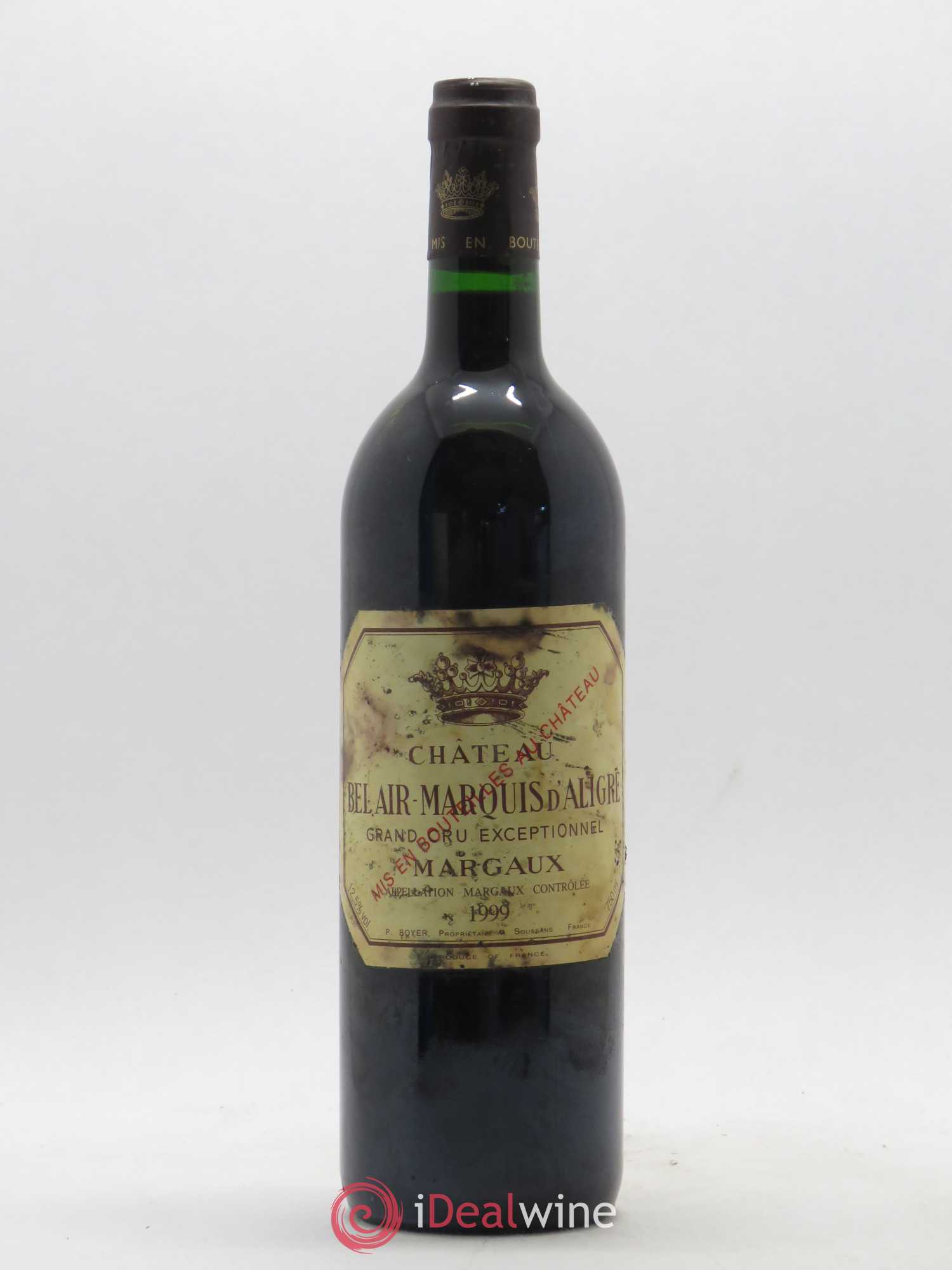 Château Bel Air Marquis d'Aligre 1999 - Lot de 1 bouteille - 0