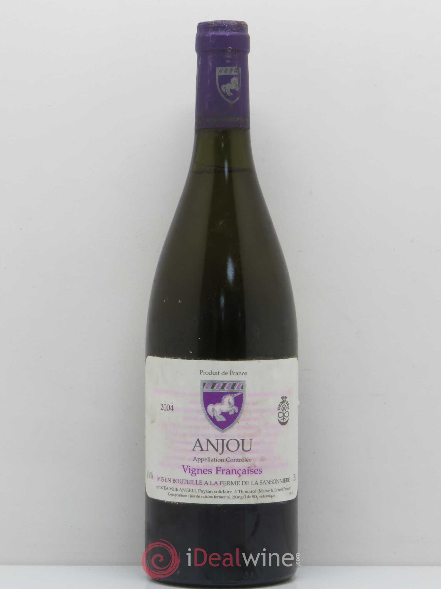 Val de Loire Vignes françaises Domaine Mark Angeli Ferme de la Sansonnière 2004 - Posten von 1 Flasche - 0