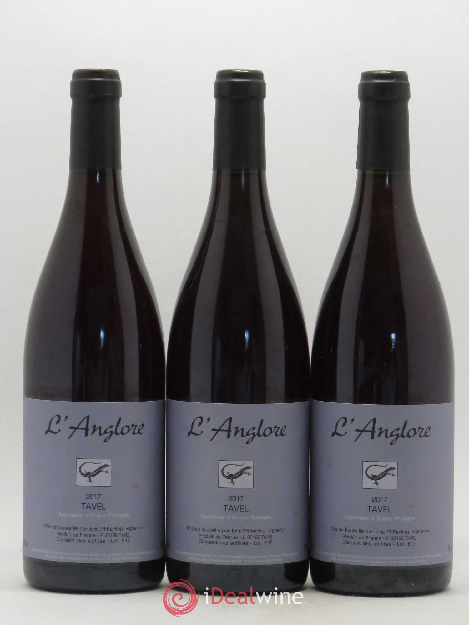 Tavel L'Anglore 2017 - Posten von 3 Flaschen - 0