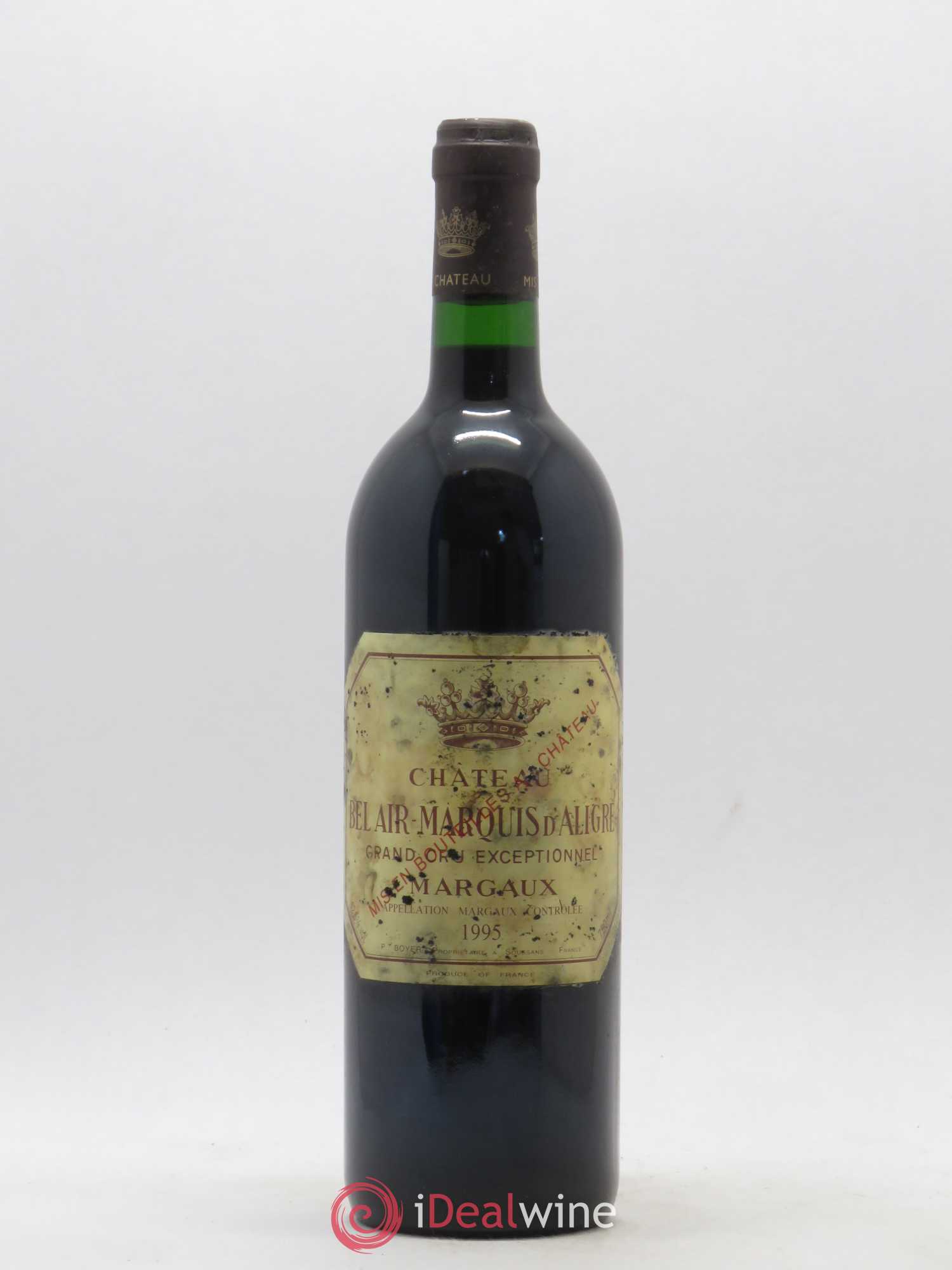 Château Bel Air Marquis d'Aligre 1995 - Lot de 1 bouteille - 0