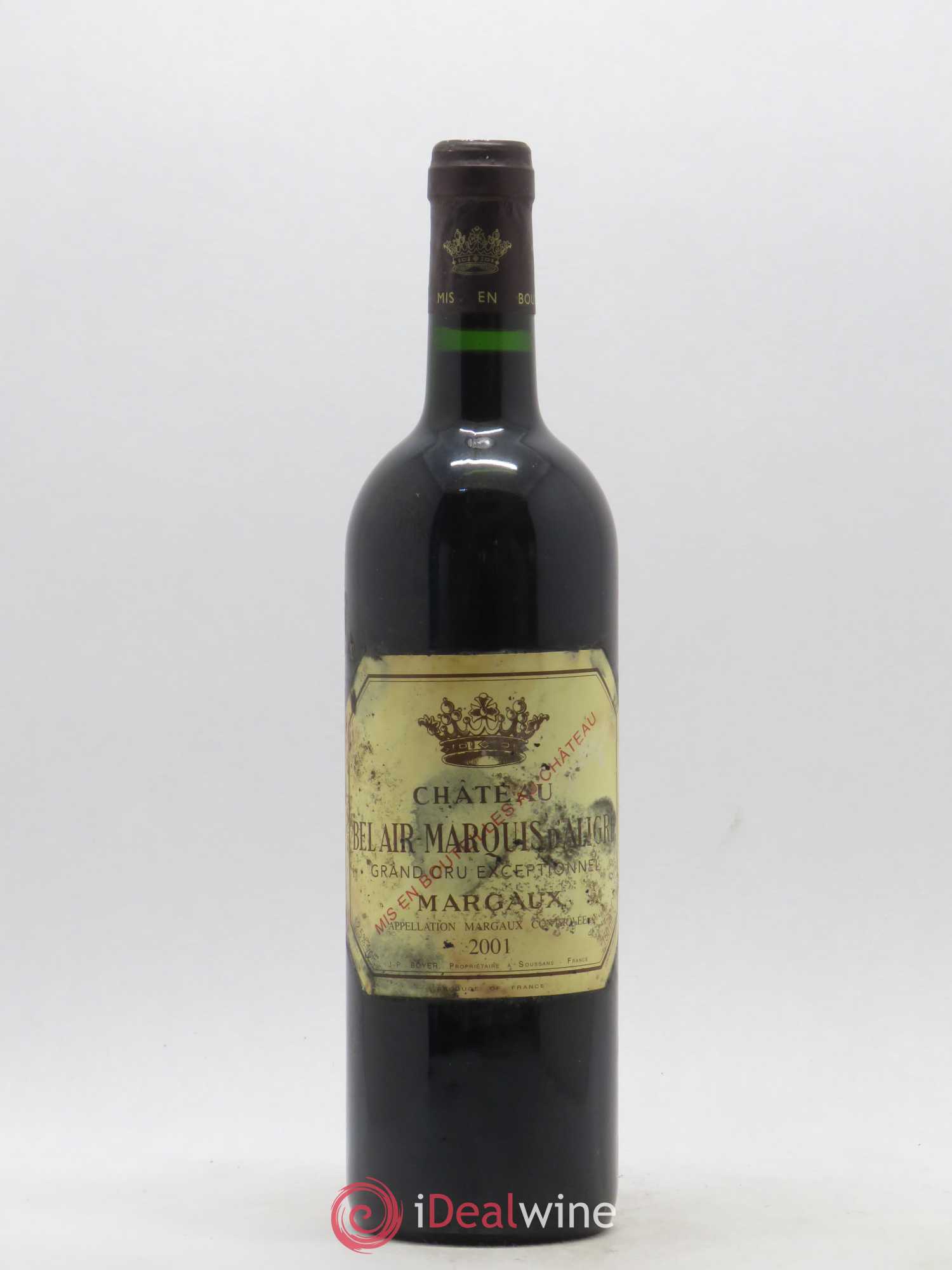 Château Bel Air Marquis d'Aligre 2001 - Lot de 1 bouteille - 0