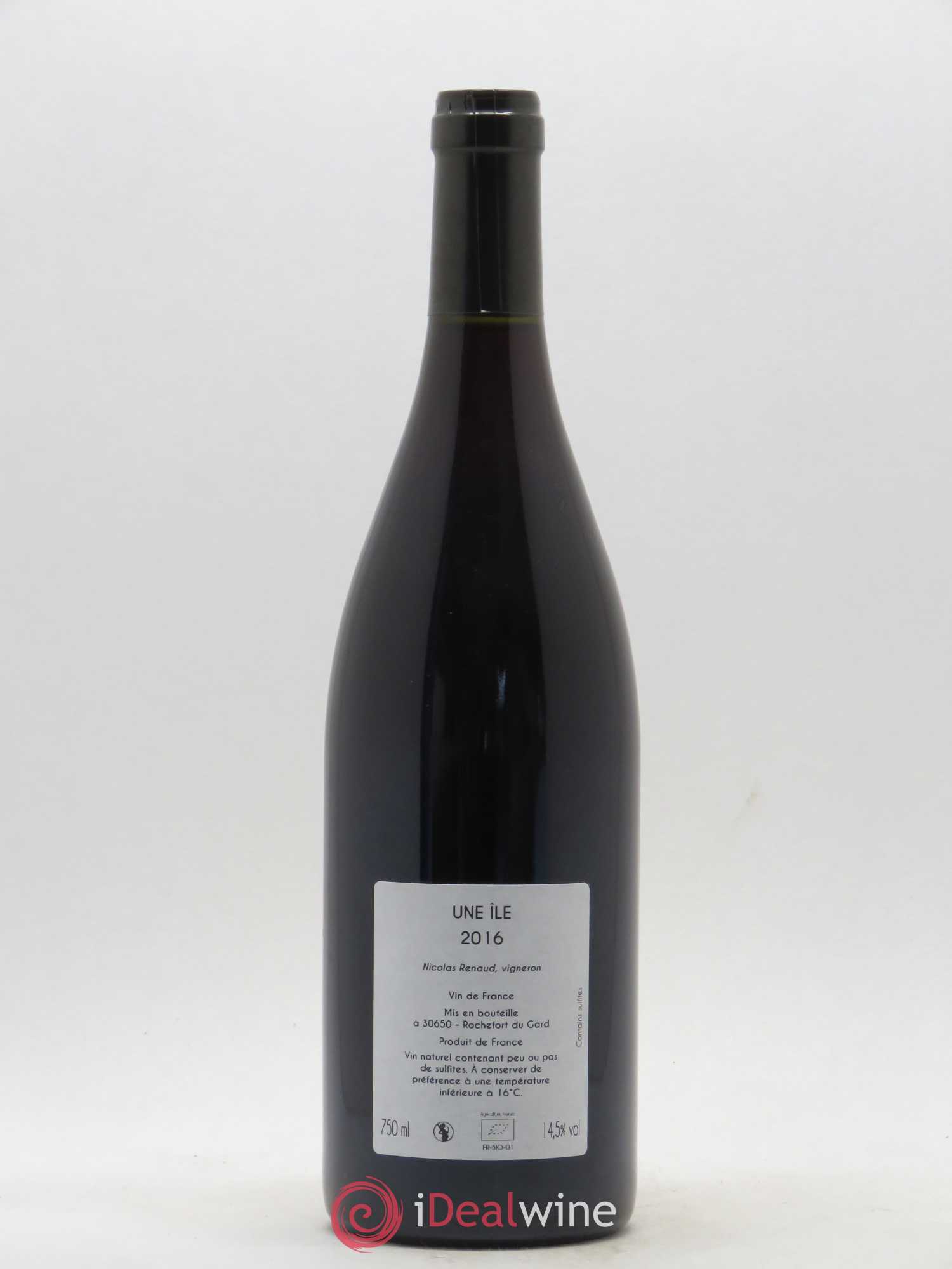 Vin de France Clos des Grillons Une Ile 2016 - Lot de 1 bouteille - 1