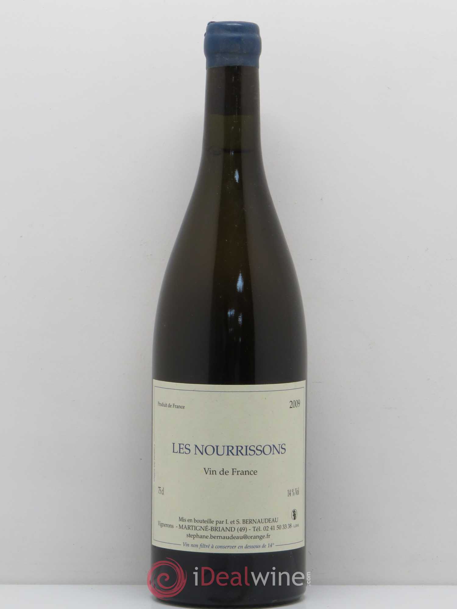 Vin de France Les Nourrissons Stéphane Bernaudeau 2009 - Lot de 1 bouteille - 0