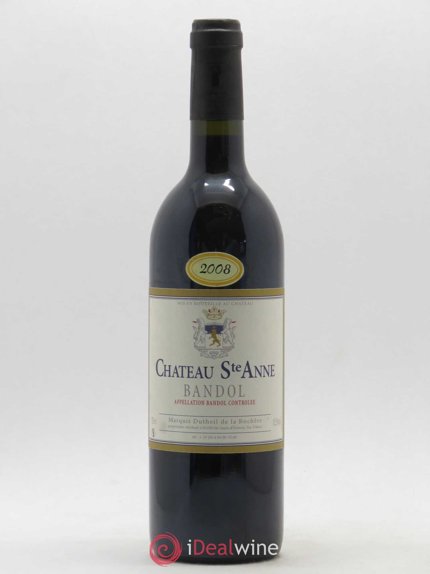 Bandol Château Saint Anne 2008 - Lot de 1 bouteille - 0