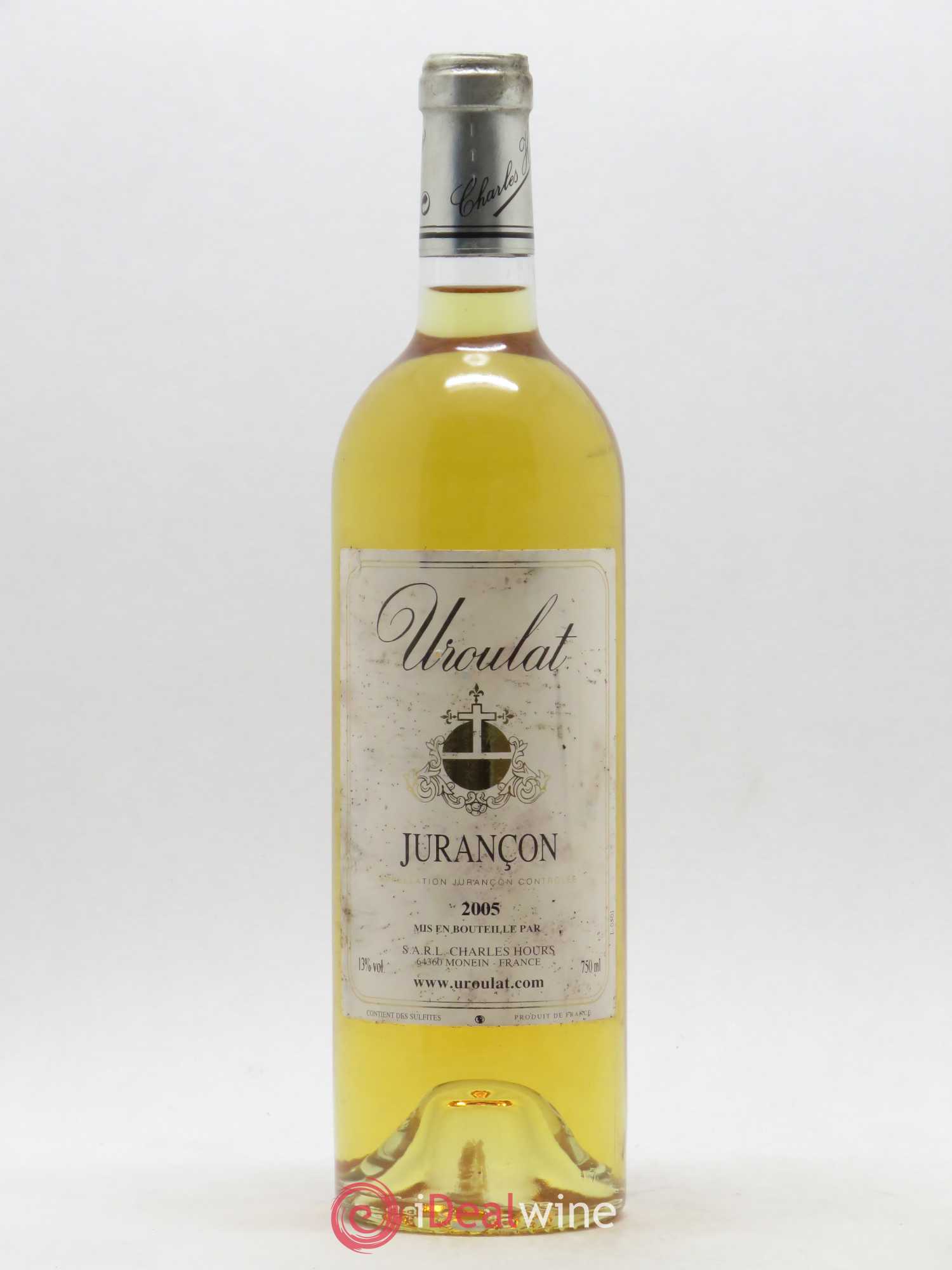 Jurançon Uroulat Charles Hours (senza prezzo di riserva) 2005 - Lotto di 1 bottiglia - 0